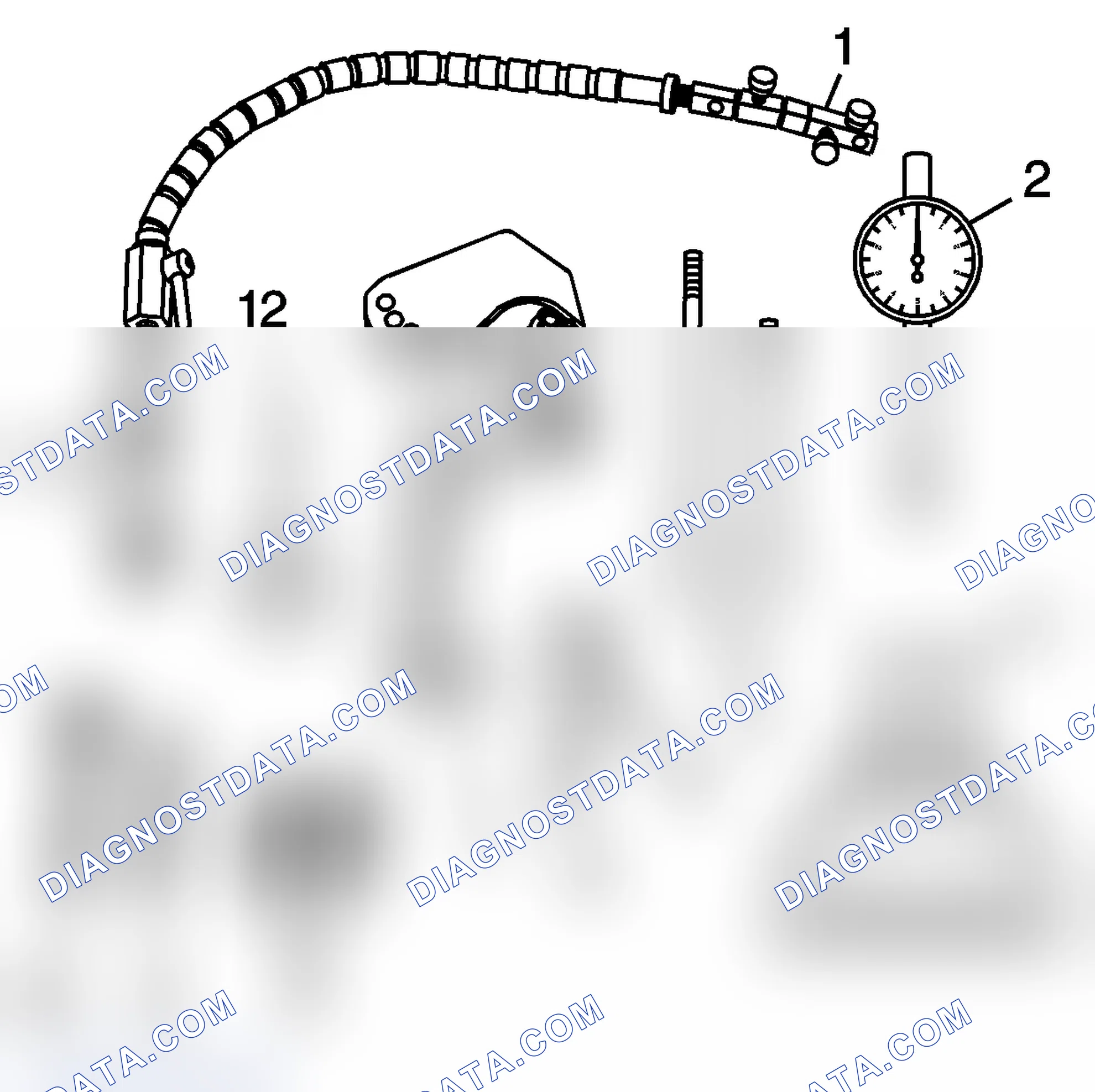 Scheme 22: Measuring Connecting Rod Bearing Clearance - Using J 43690/J 43690-100