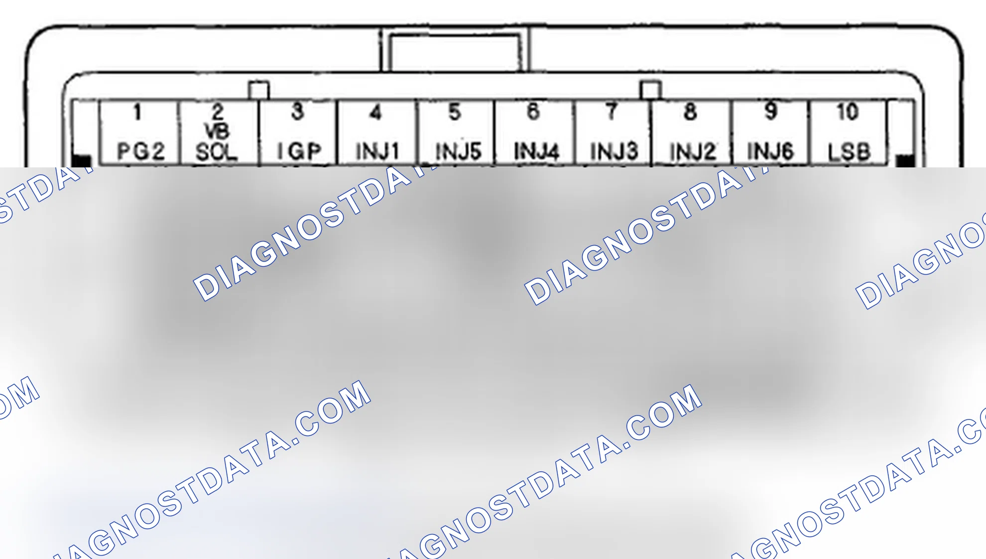 Scheme 216: PCM Inputs and Outputs at PCM Connector B (delta ) (49P)
