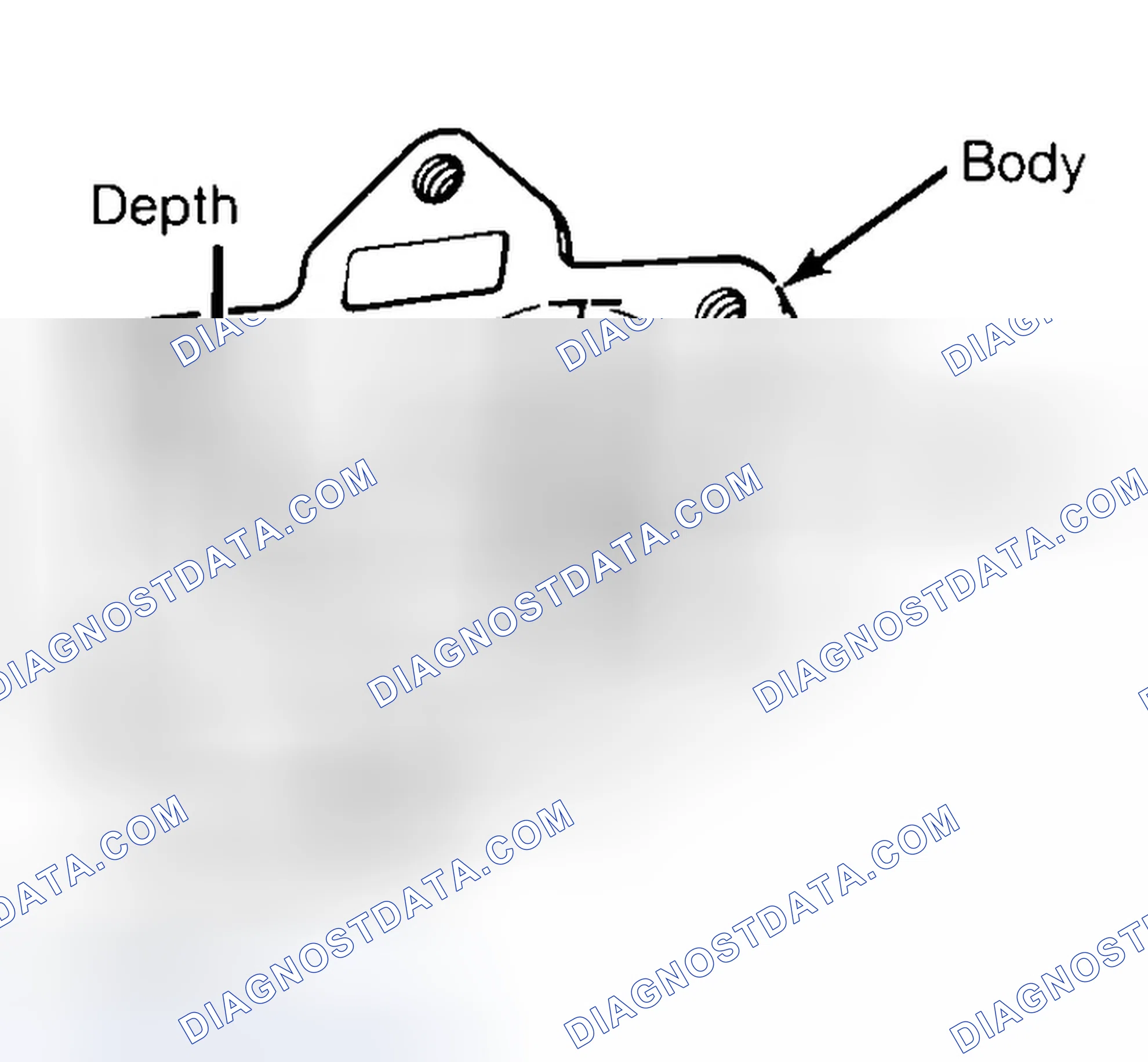 Scheme 35: Measuring Oil Pump Gear Cavity