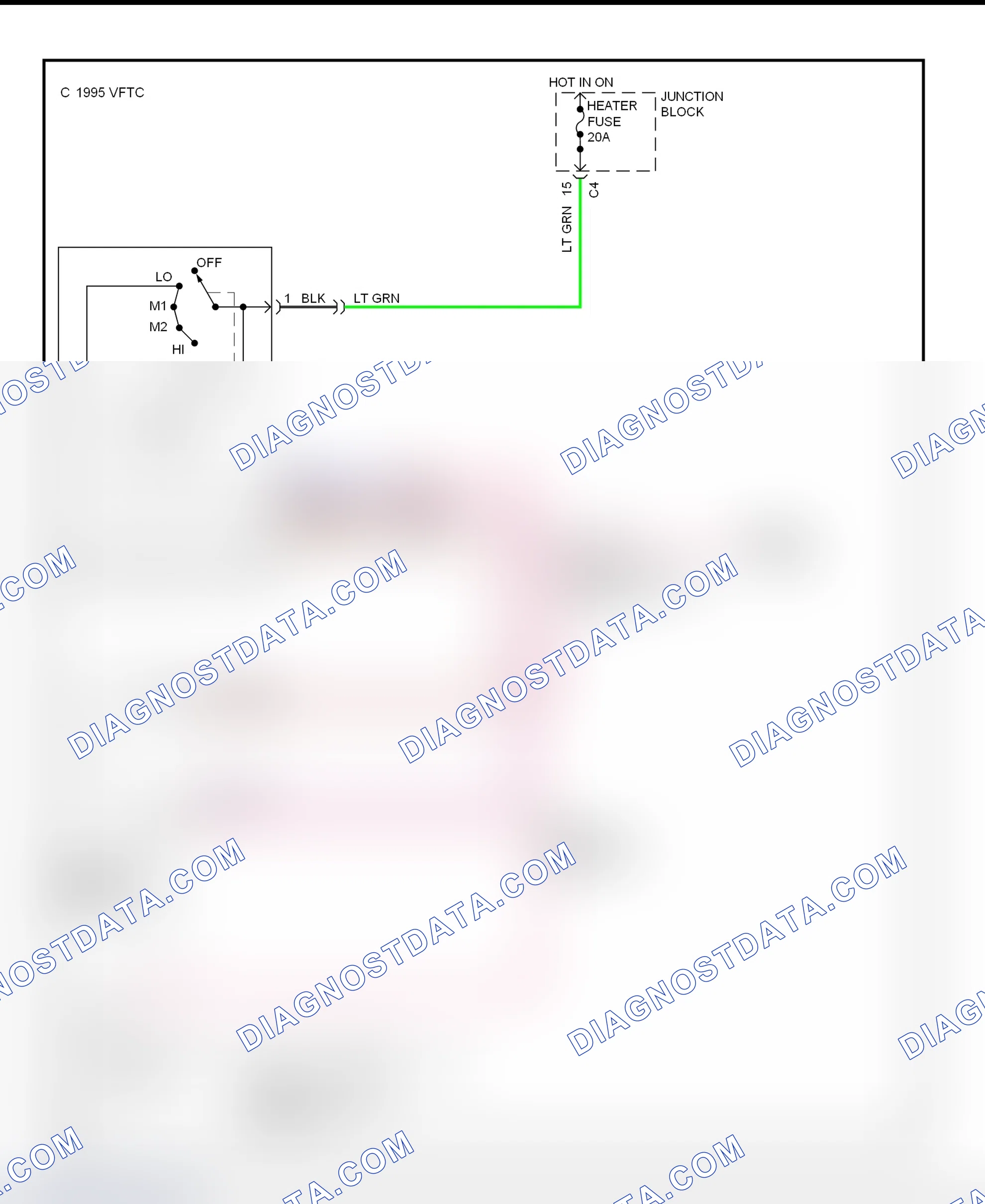 Fig. 5: Heater System Wiring Diagram (Metro & Firefly (Canadian))