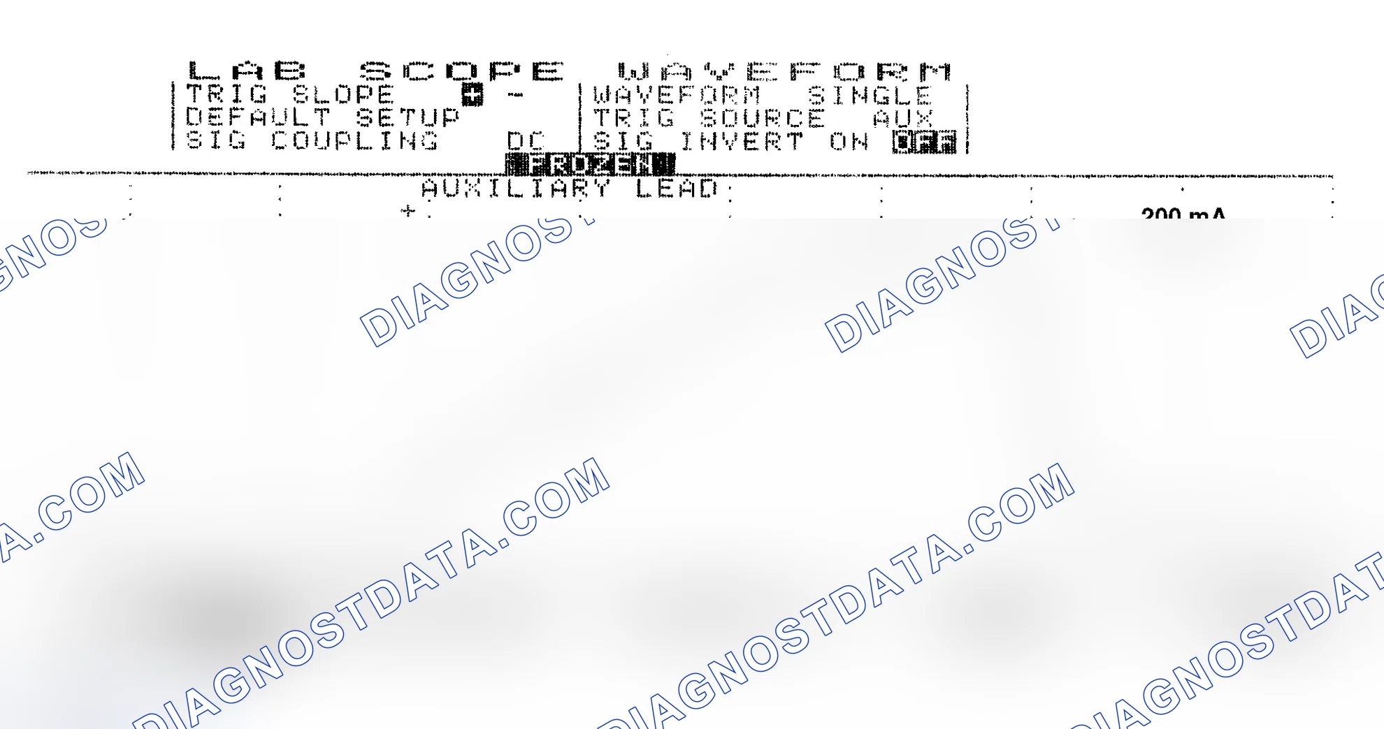 Scheme 13: Single Injector w/Normal Current Flow - Current Pattern