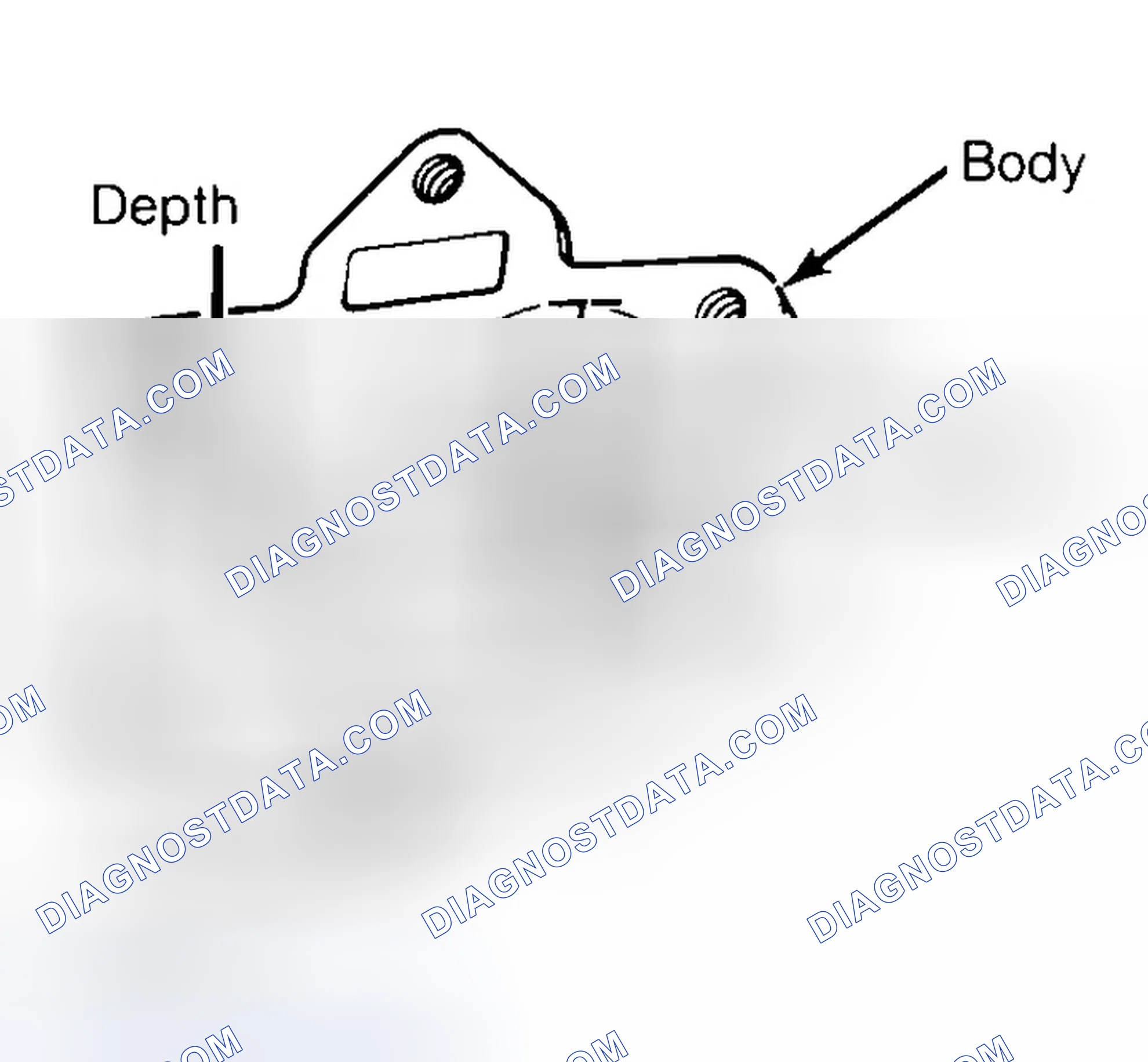 Scheme 35: Measuring Oil Pump Gear Cavity