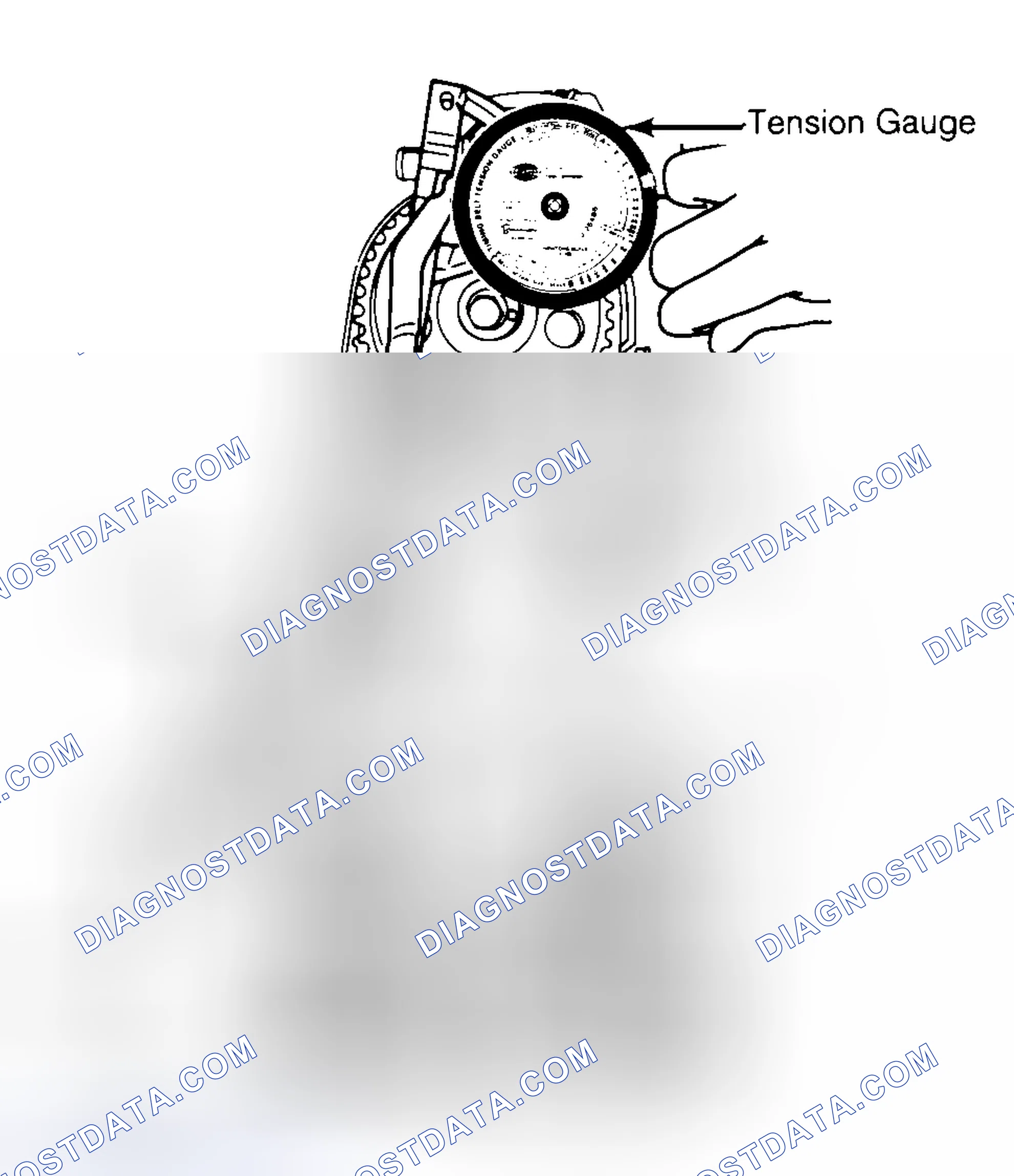 Scheme 3: Adjusting Typical Timing Belt Tension