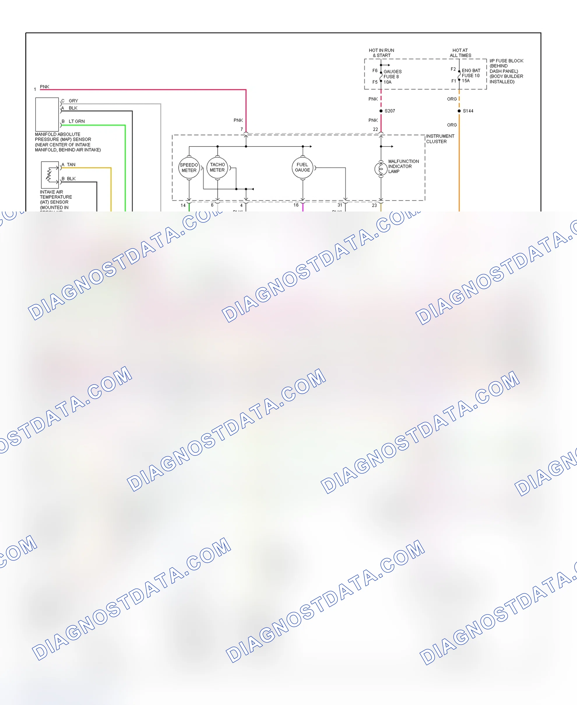 Scheme 89: PCM Wiring Diagram (Forward Control - Commercial Chassis - 4.3L - 3 Of 4)