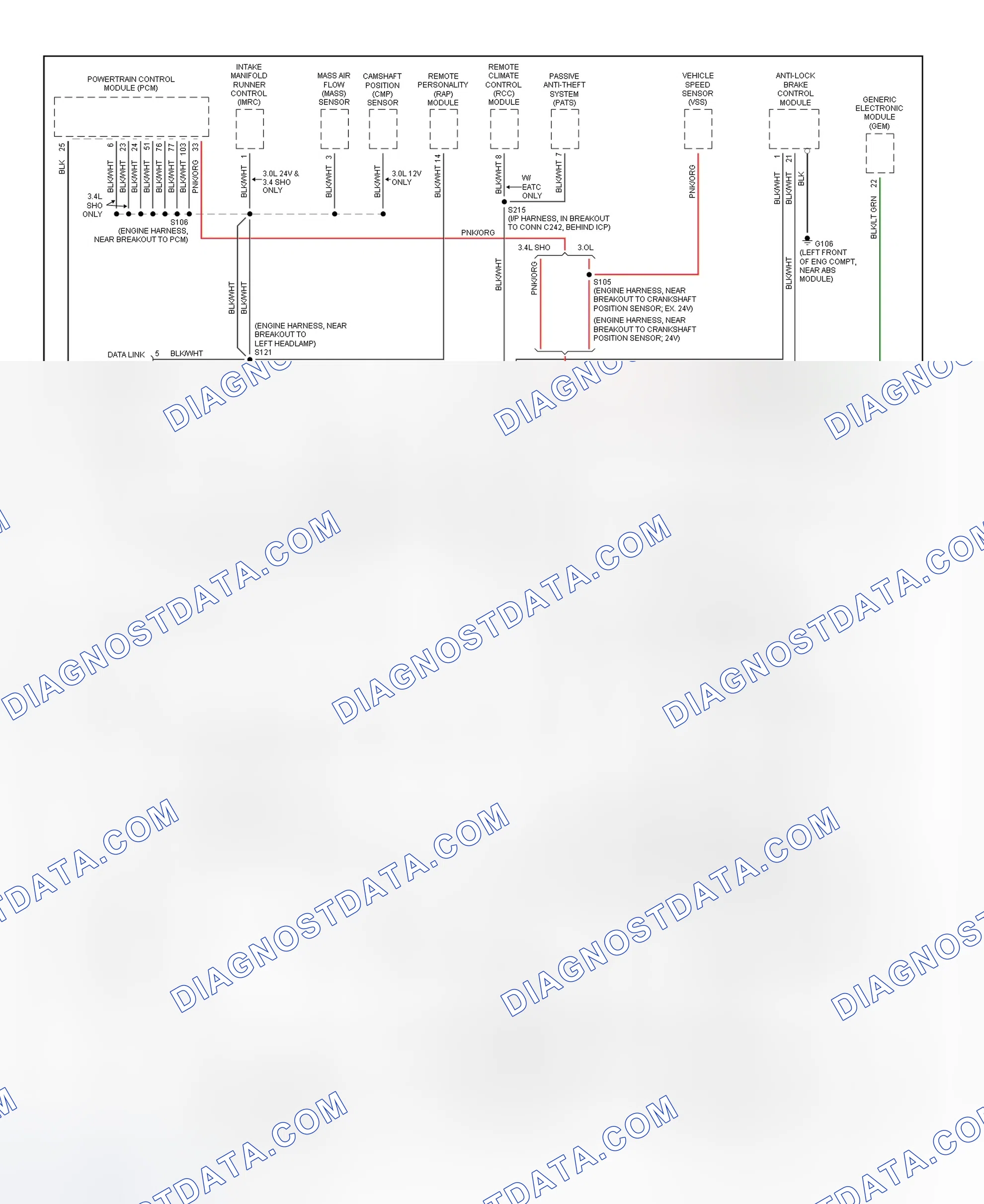 Scheme 8: Ground Distribution Wiring Diagram (1 Of 3)