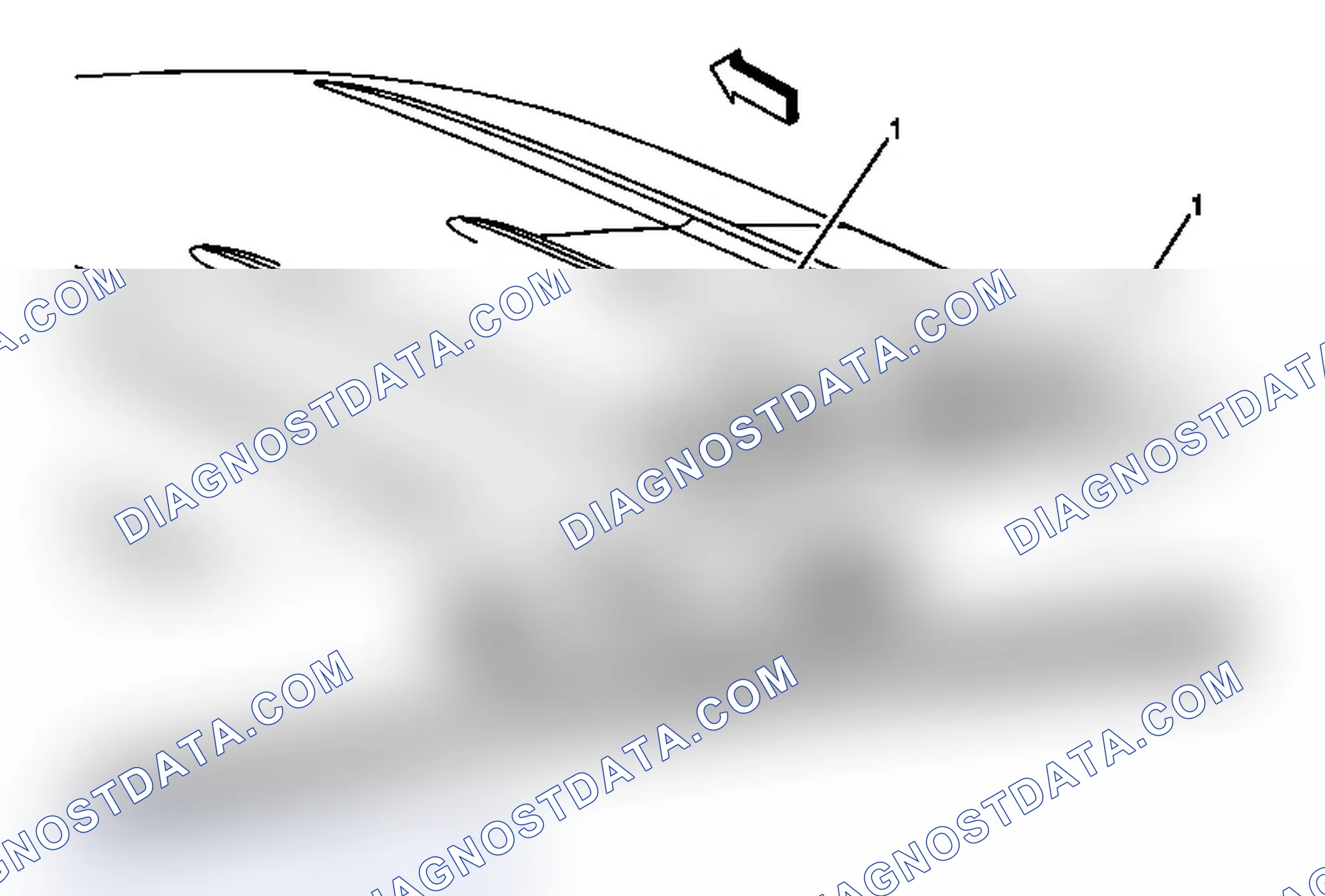 Scheme 49: High Mount Stop Lamp Replacement (Extended and Crew Cab)