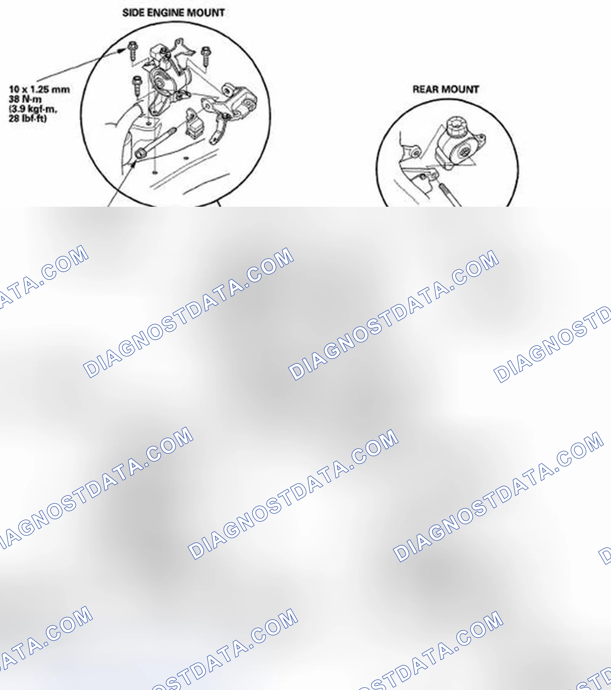 Scheme 235: Engine Mount Replacement