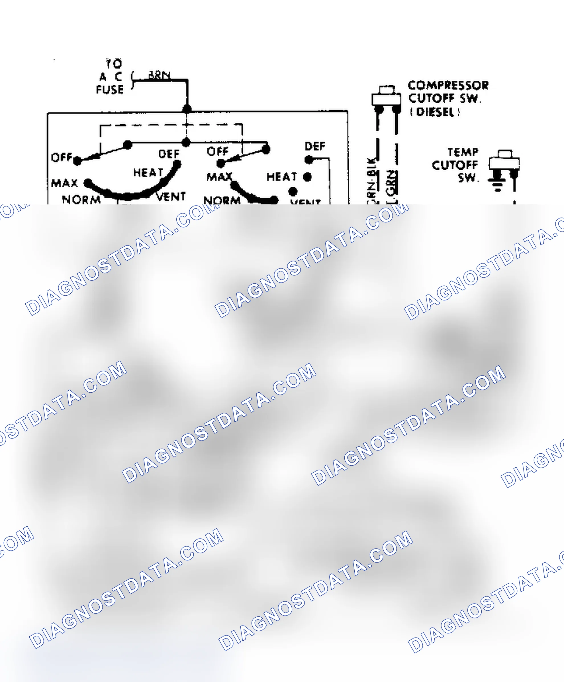 Scheme 15: "G" Body, Electra, LeSabre, 88, & 98 A/C Wiring Diagram