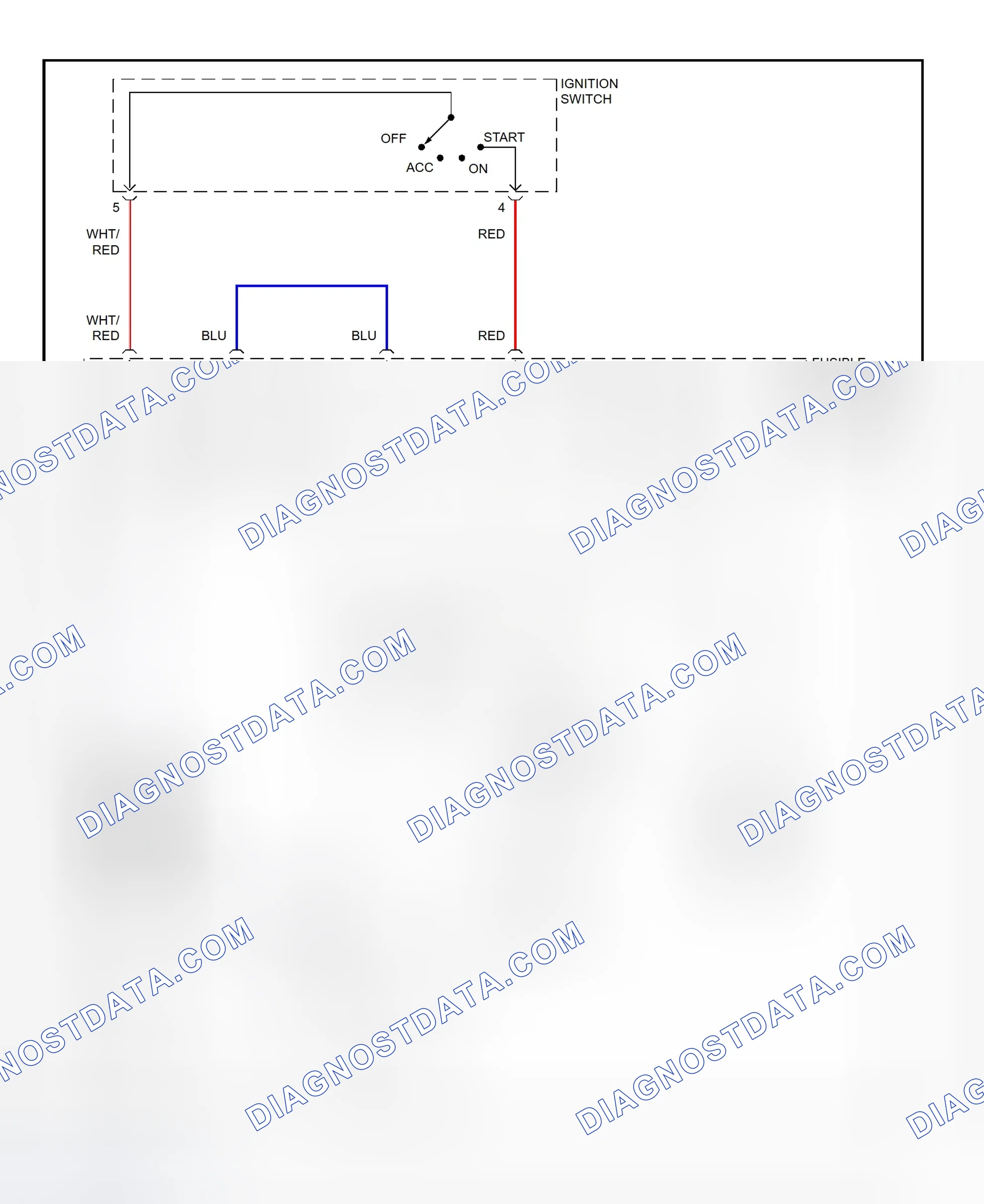 Fig. 29: Starting System Wiring Diagram (MR2)
