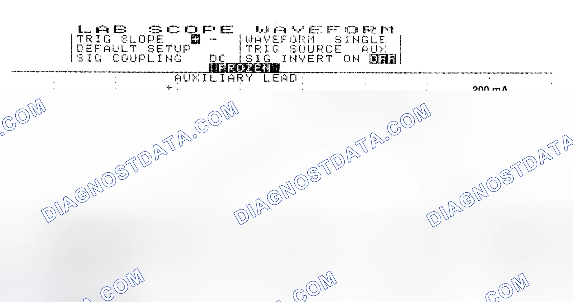 Scheme 13: Single Injector w/Normal Current Flow - Current Pattern