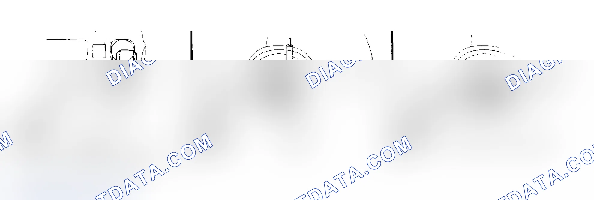 Scheme 2: Ride Height Measurement Points (Except Pickup & Land Cruiser)