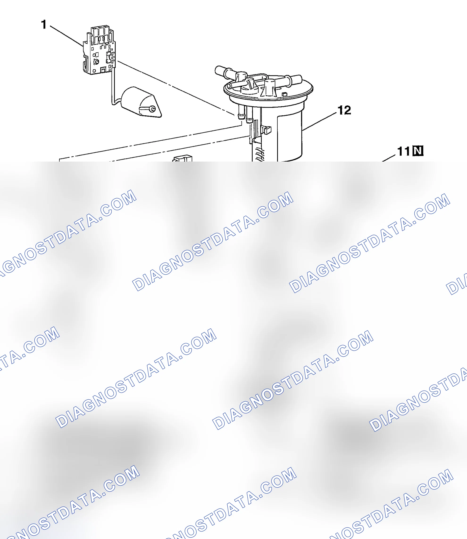 Scheme 71: < FUEL PUMP MODULE >