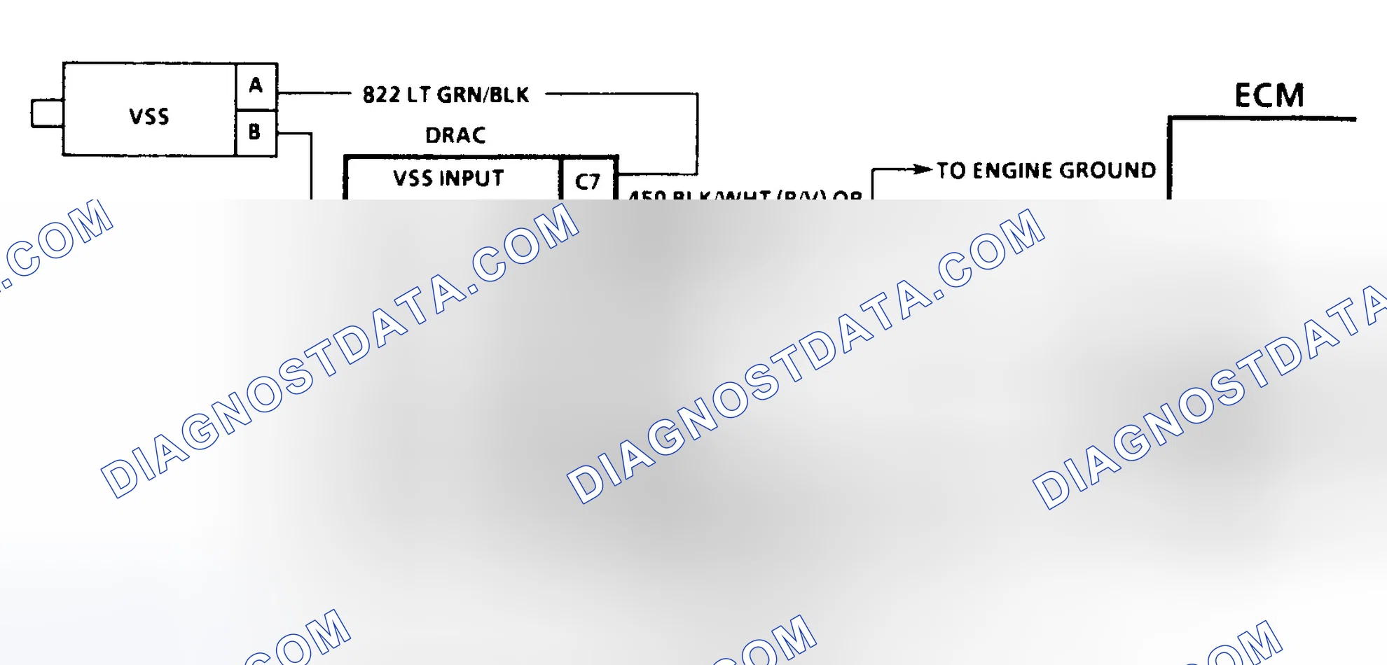 Scheme 87: Code 24 Schematic (Astro, Safari & G, P, R & V W/O 4L80-E Transmission) Vehicle Speed Sensor