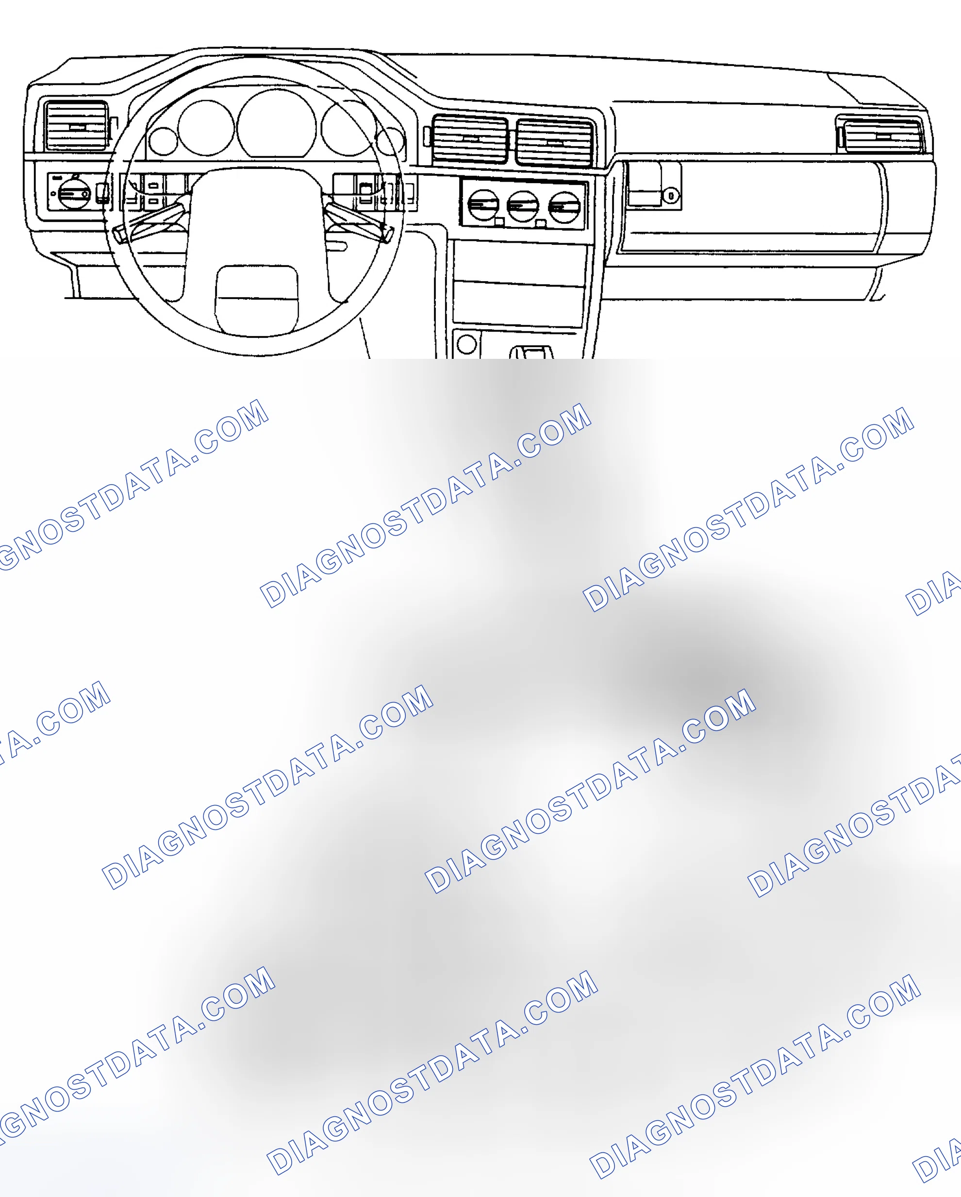 Scheme 11: INTERIOR RELAY PANEL IDENTIFICATION (1992-94)