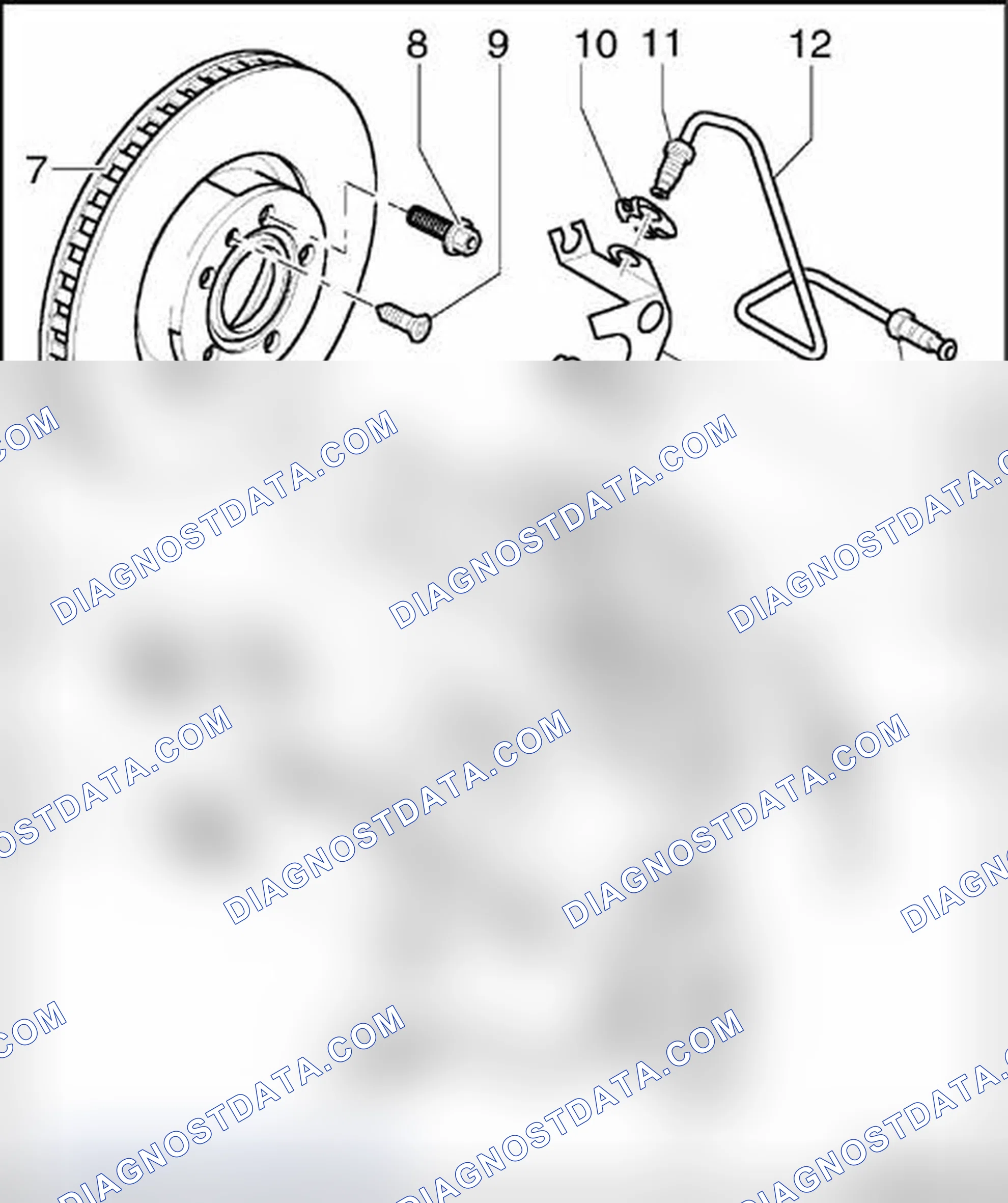 Scheme 58: Front brakes, servicing