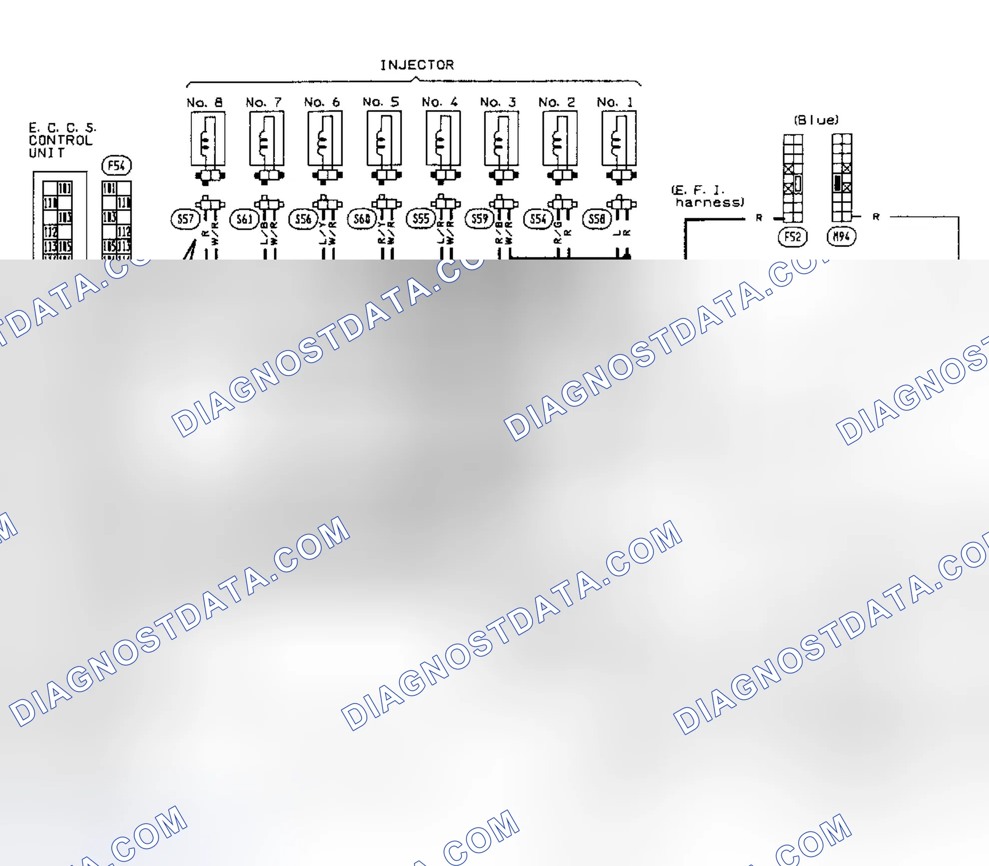 Scheme 50: DTC 51 - INJECTOR CIRCUIT