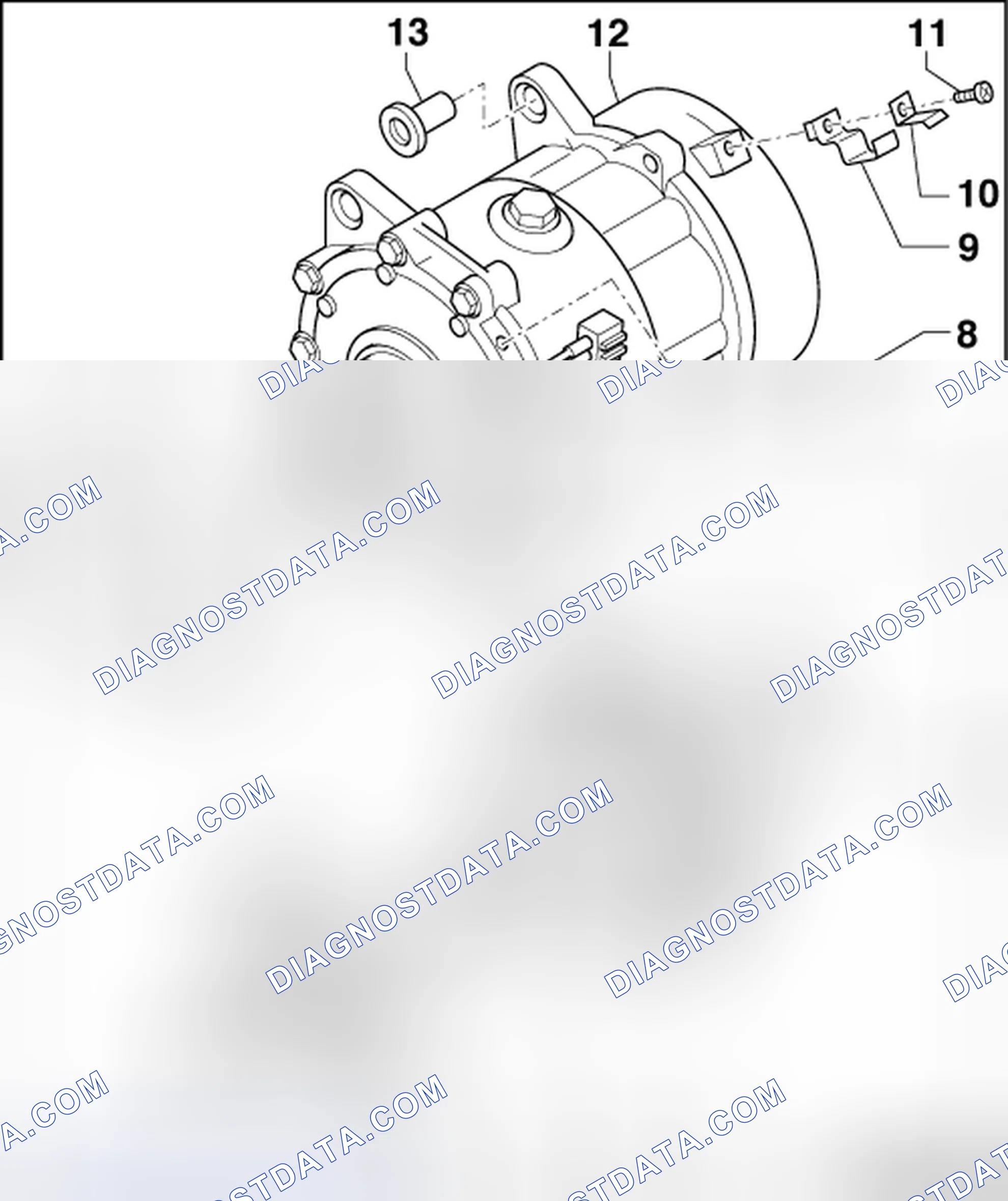 Scheme 53: A/C CLUTCH, SANDEN ASSEMBLY OVERVIEW