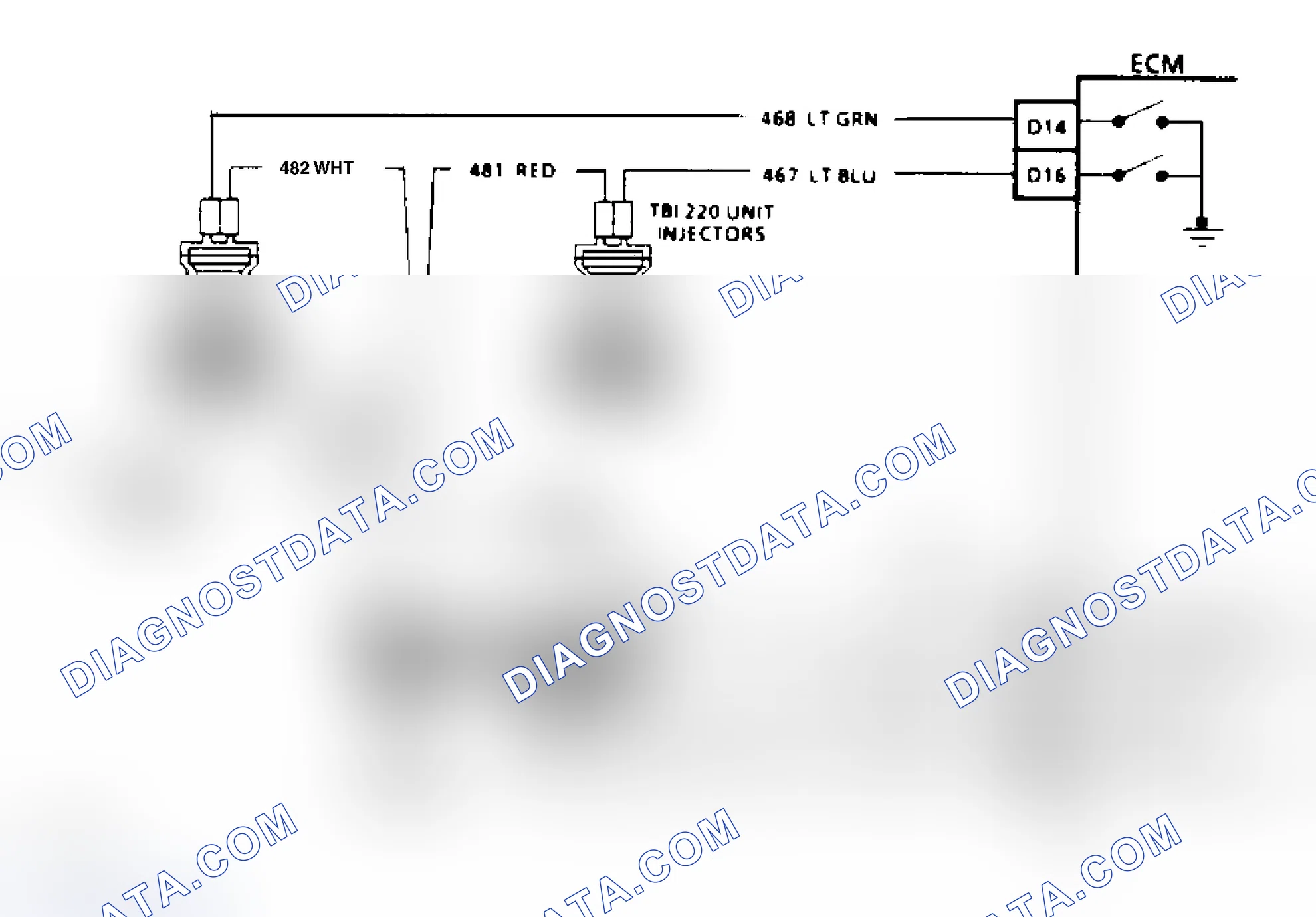 Scheme 143: Fuel System (4.3L CPI)