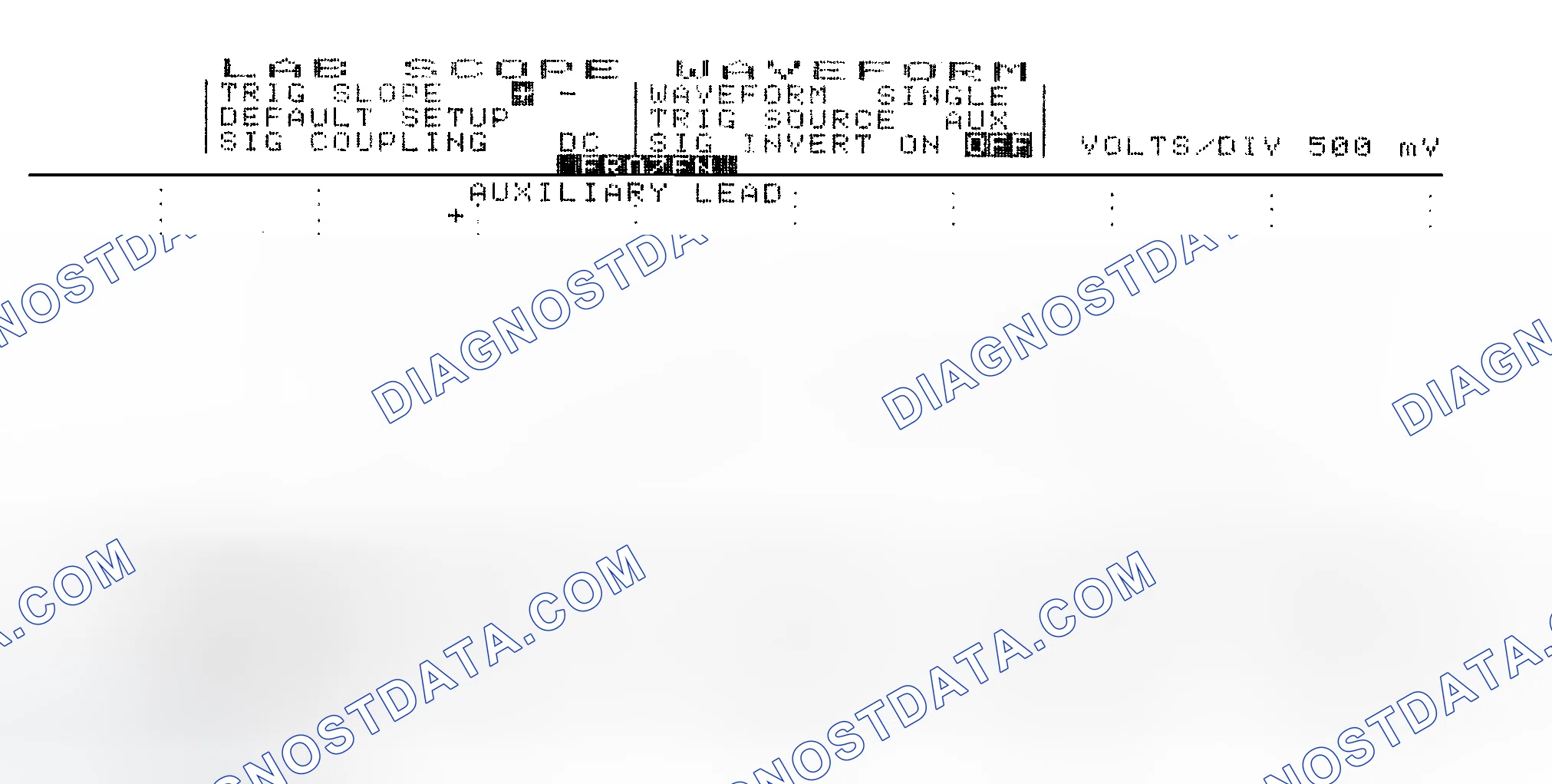 Scheme 14: Single Injector w/Excessive Current Flow - Current Pattern