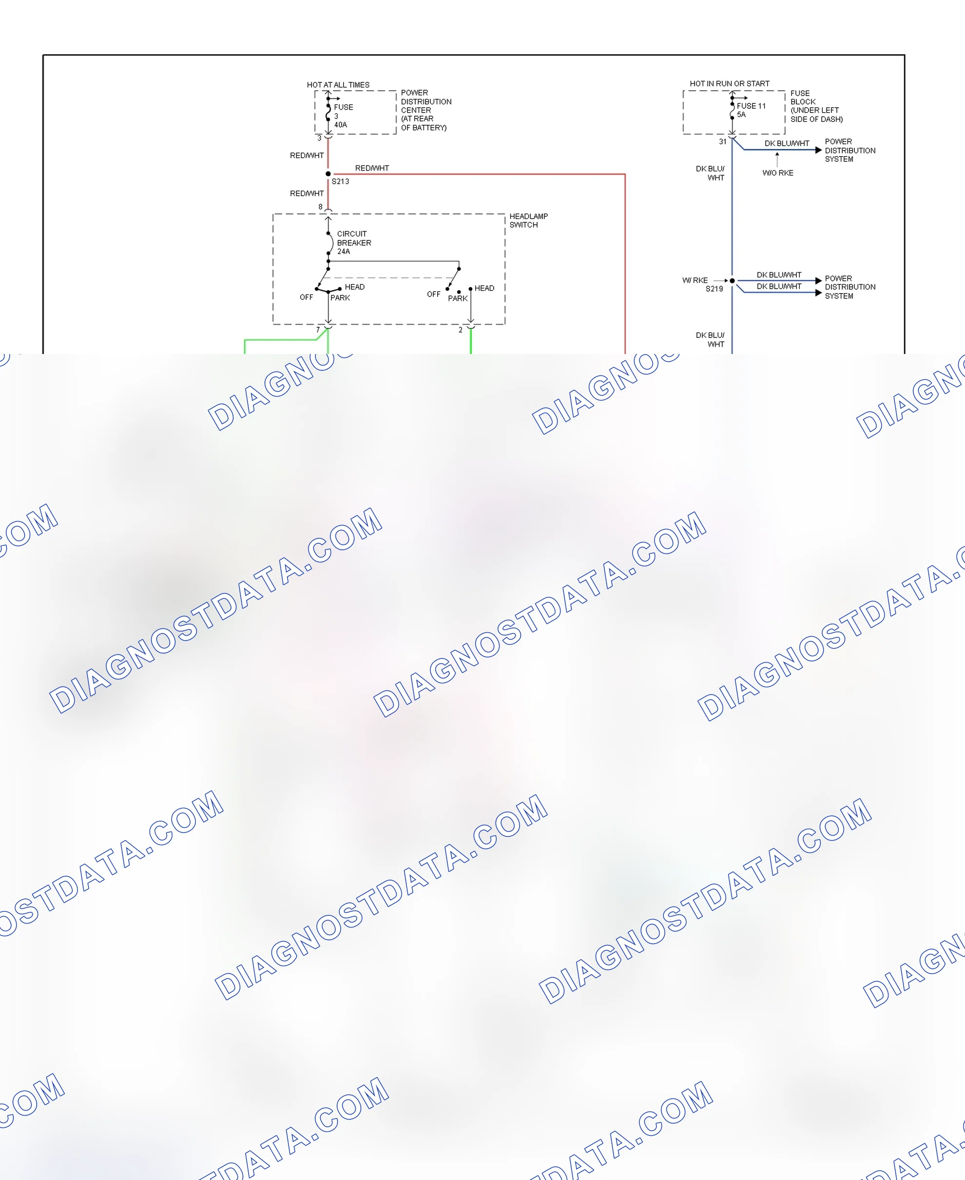 Scheme 19: Daytime Running Lights Wiring Diagram (Neon)