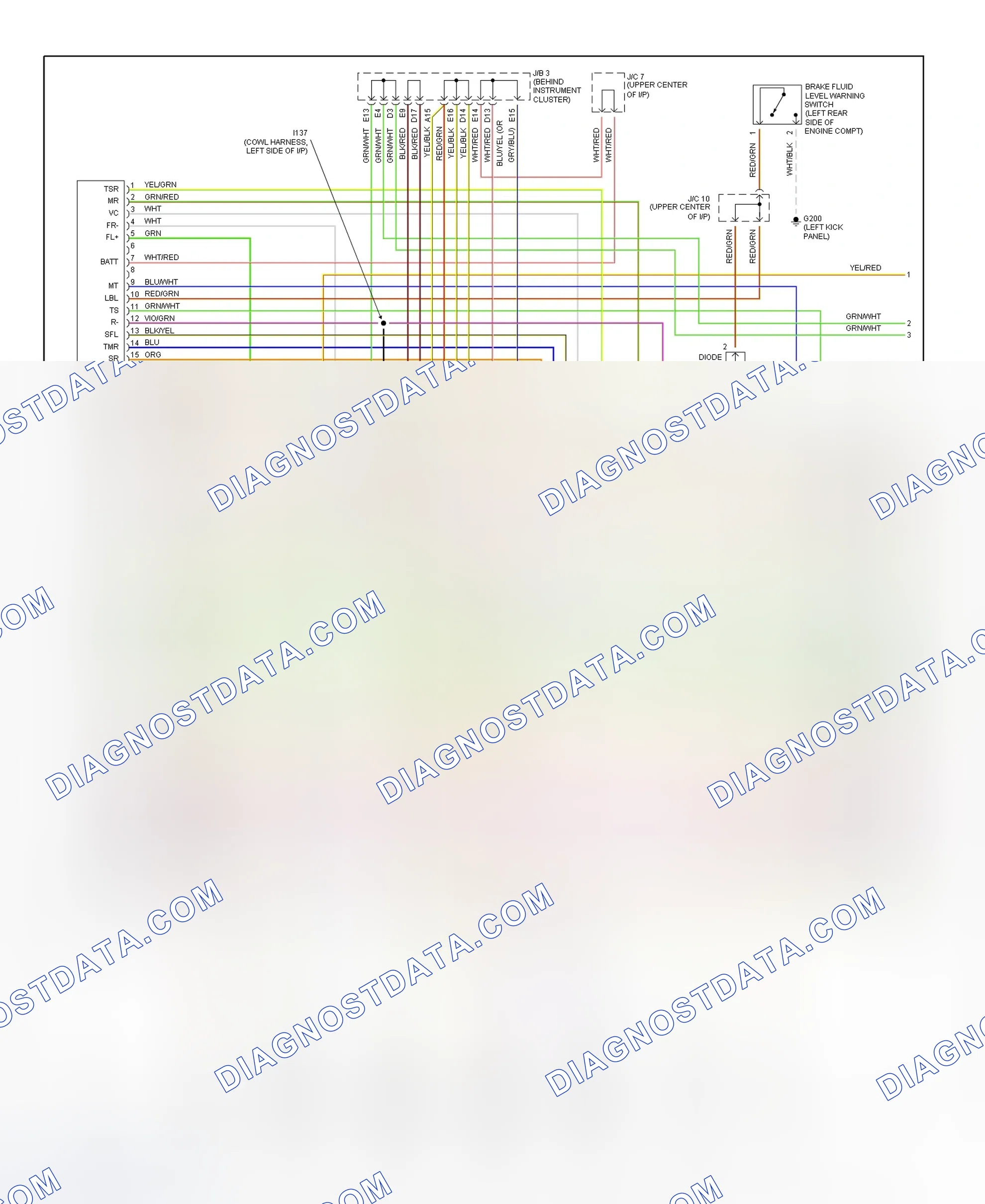 Scheme 21: Traction Control (TRAC) System Wiring Diagram (1995 1 Of 3)