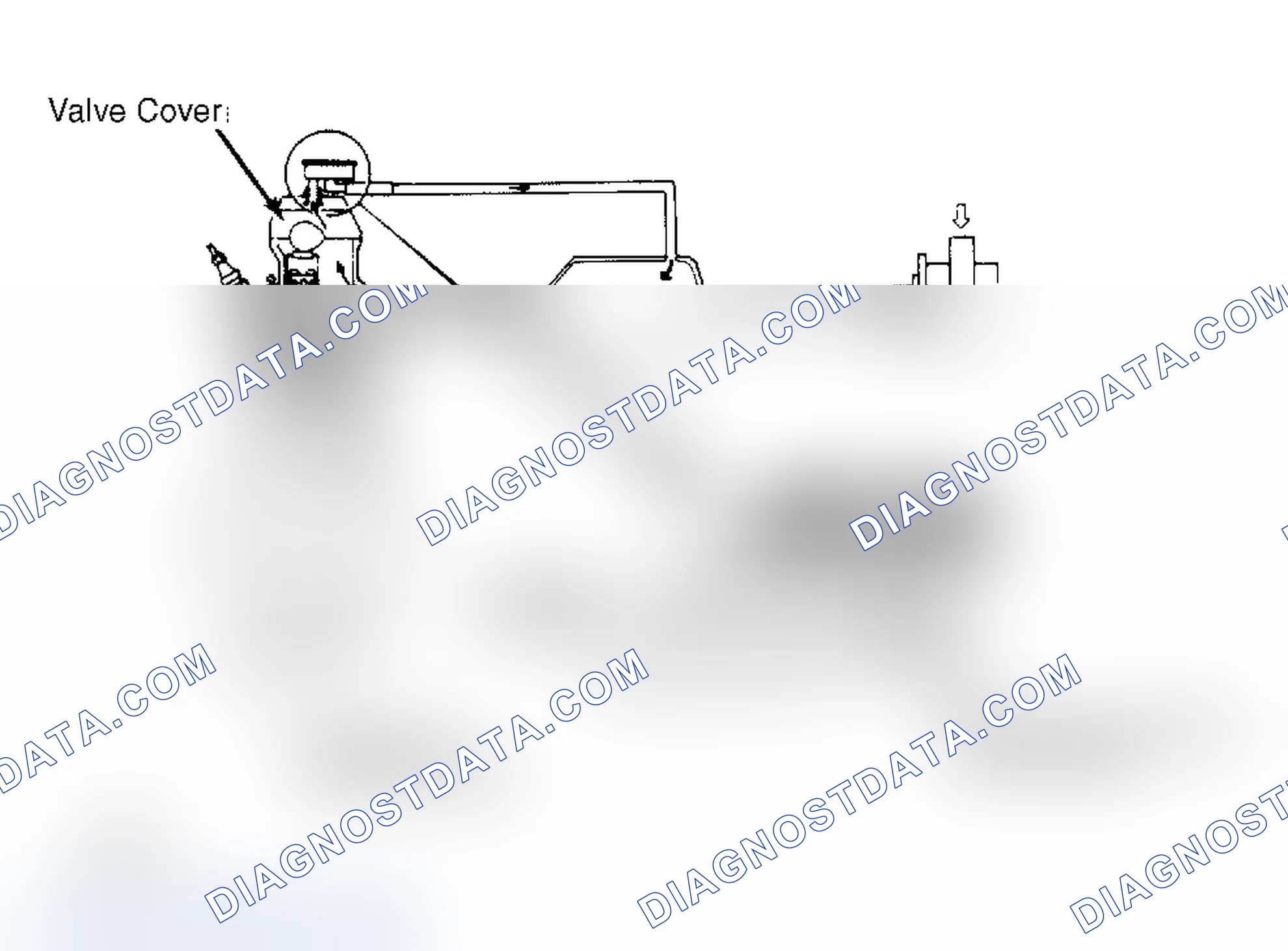 Scheme 7: Crankcase Ventilation System (Diesel Sentra Shown; Diesel Pickup Similar) Note direction of flow.