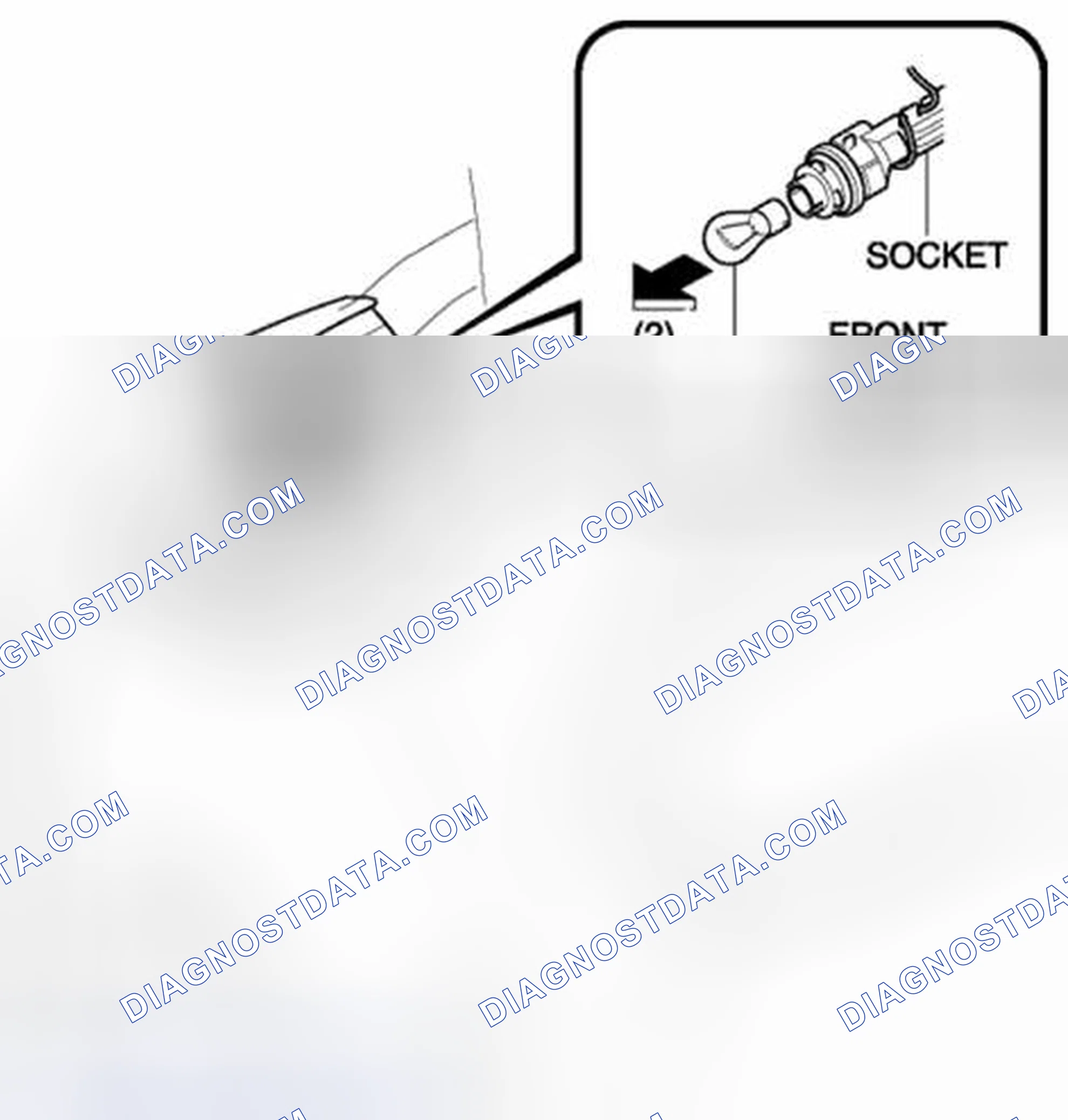 Scheme 15: FRONT TURN LIGHT BULB REMOVAL/INSTALLATION