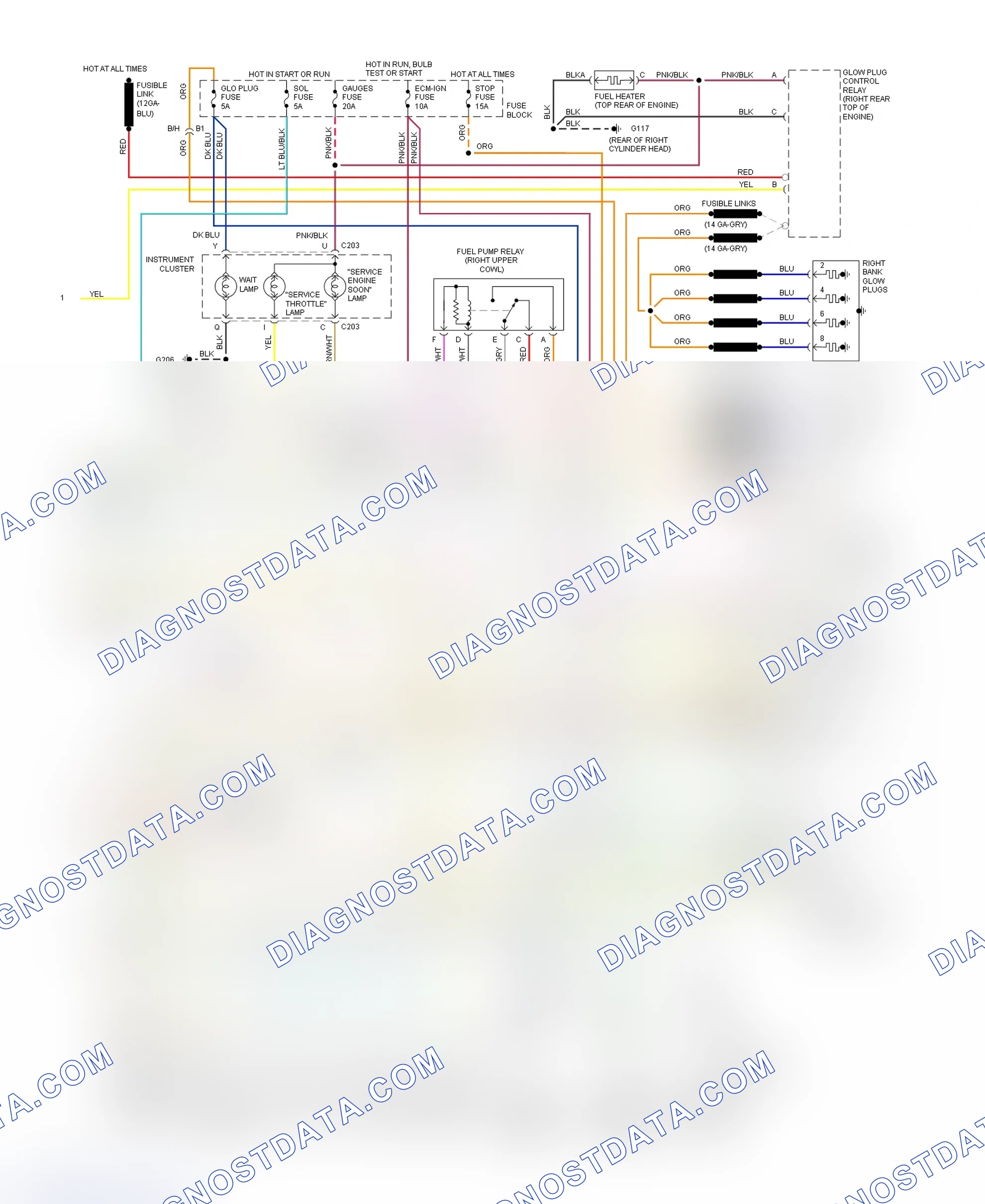 Scheme 267: Wiring Diagram (Blazer, Pickup, Sierra, Suburban & Yukon - With 4L60-E - 2 Of 2)