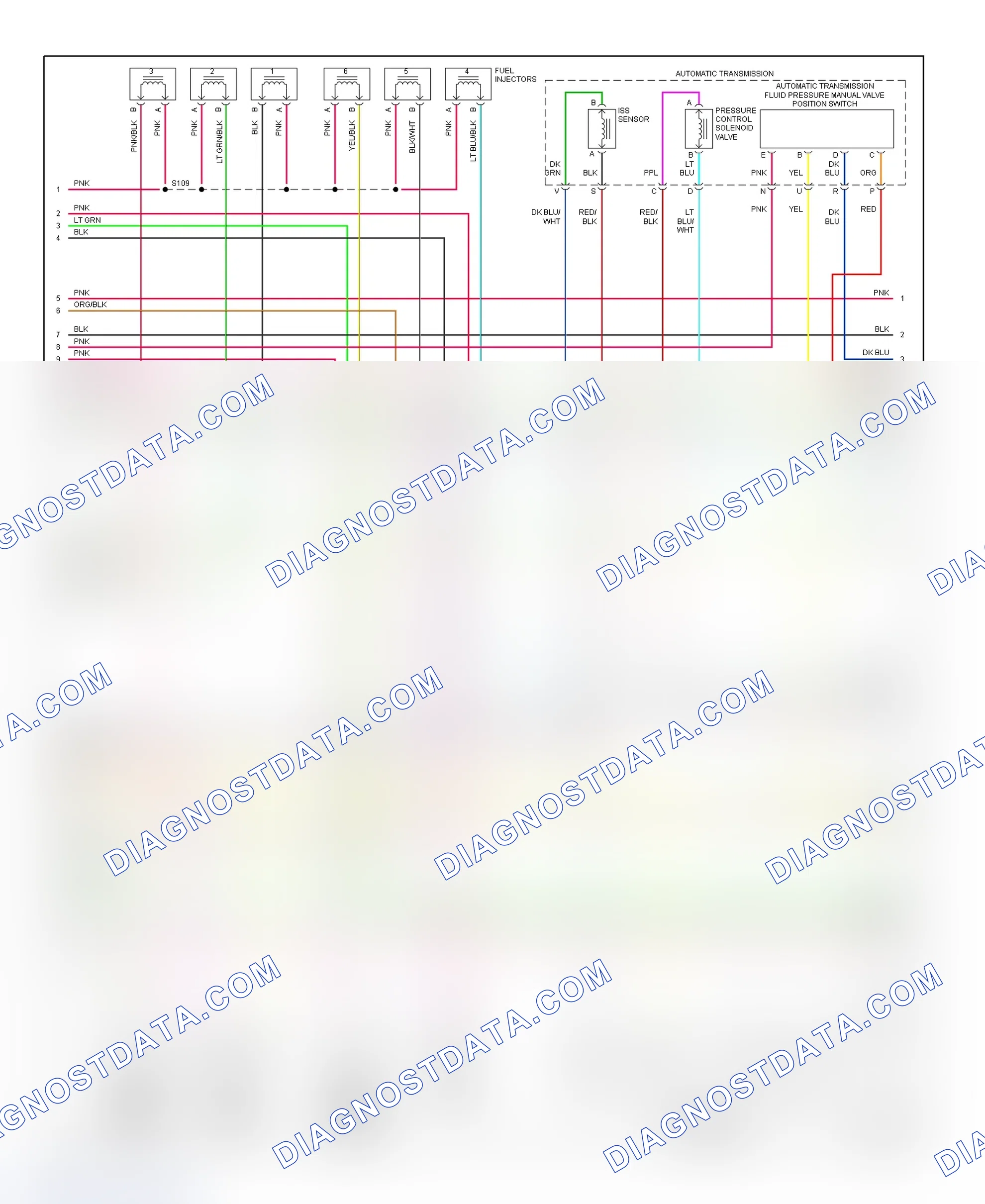 Scheme 116: PCM Wiring Diagram (Century - 3.1L - 2 Of 4)