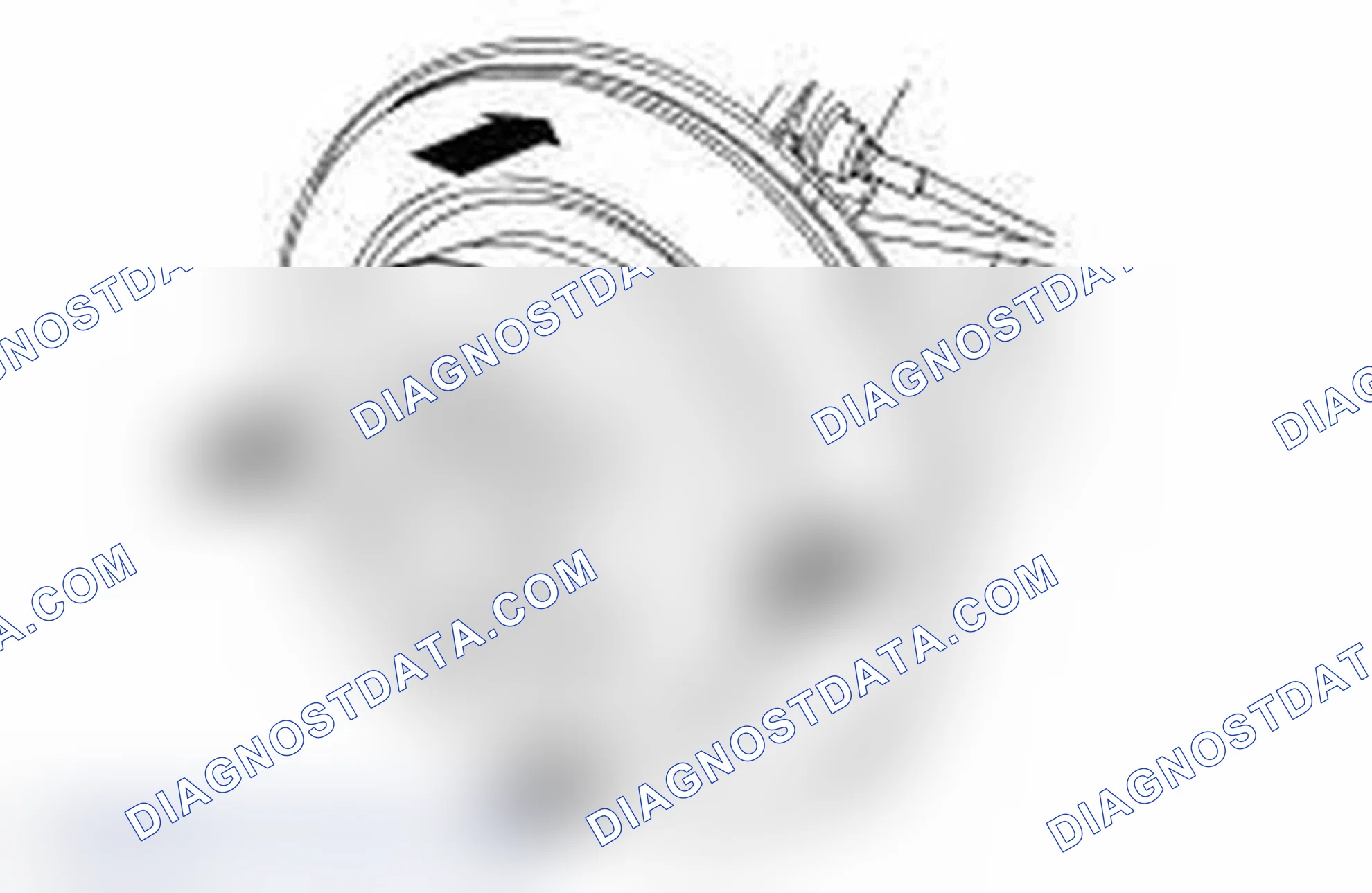 Scheme 1: FRONT BRAKE DISC RUNOUT CHECK - (VEHICLES WITHOUT: HIGH PERFORMANCE BRAKES)