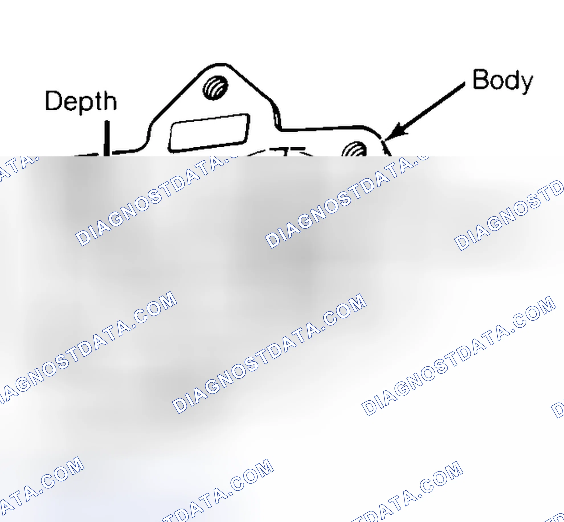 Scheme 35: Measuring Oil Pump Gear Cavity