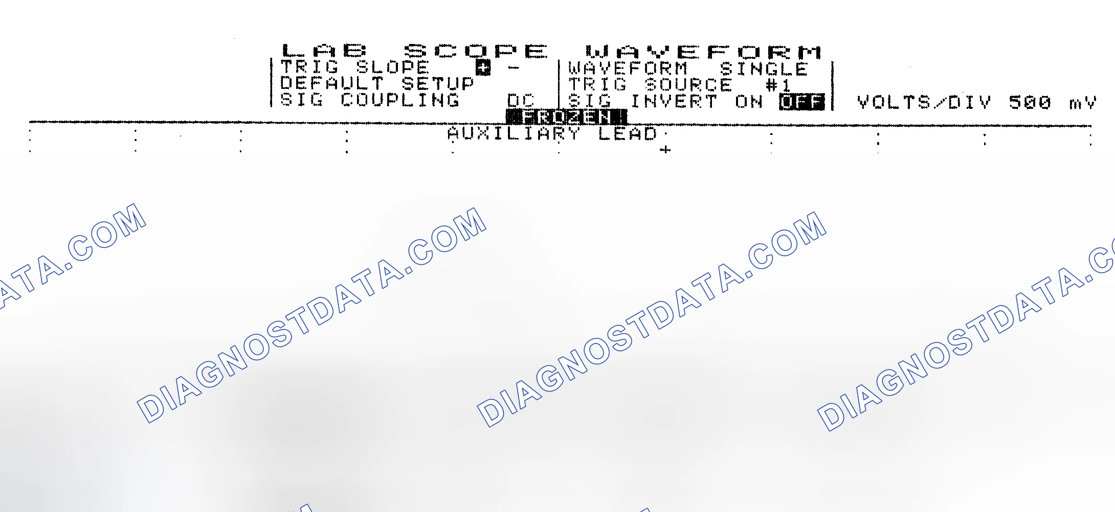 Scheme 10: Single Injector w/Excessive Current Flow - Current Pattern