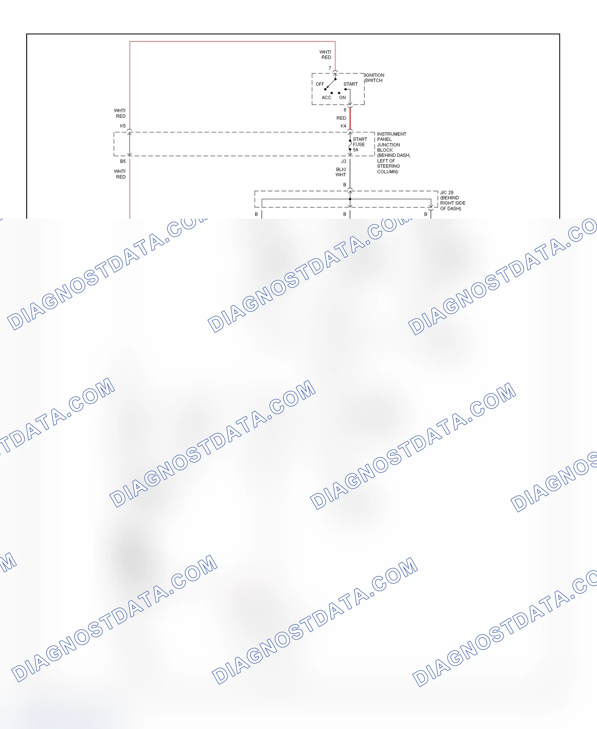 Fig. 19: Starting System Wiring Diagram (Camry - 2.2L & 3.0L)