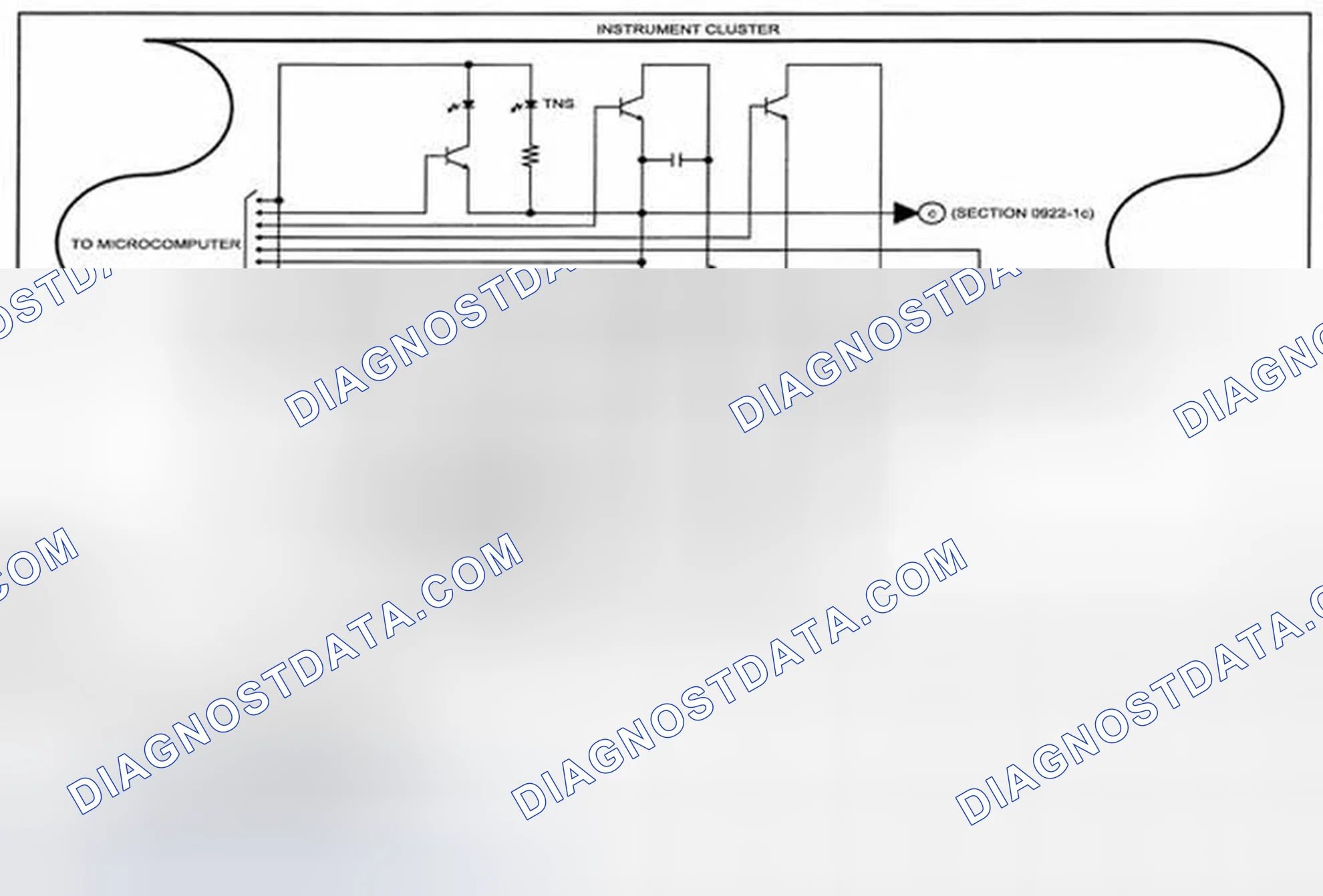 Scheme 336: Instrument Cluster System Wiring Diagram - 0922-1b (1 Of 2)