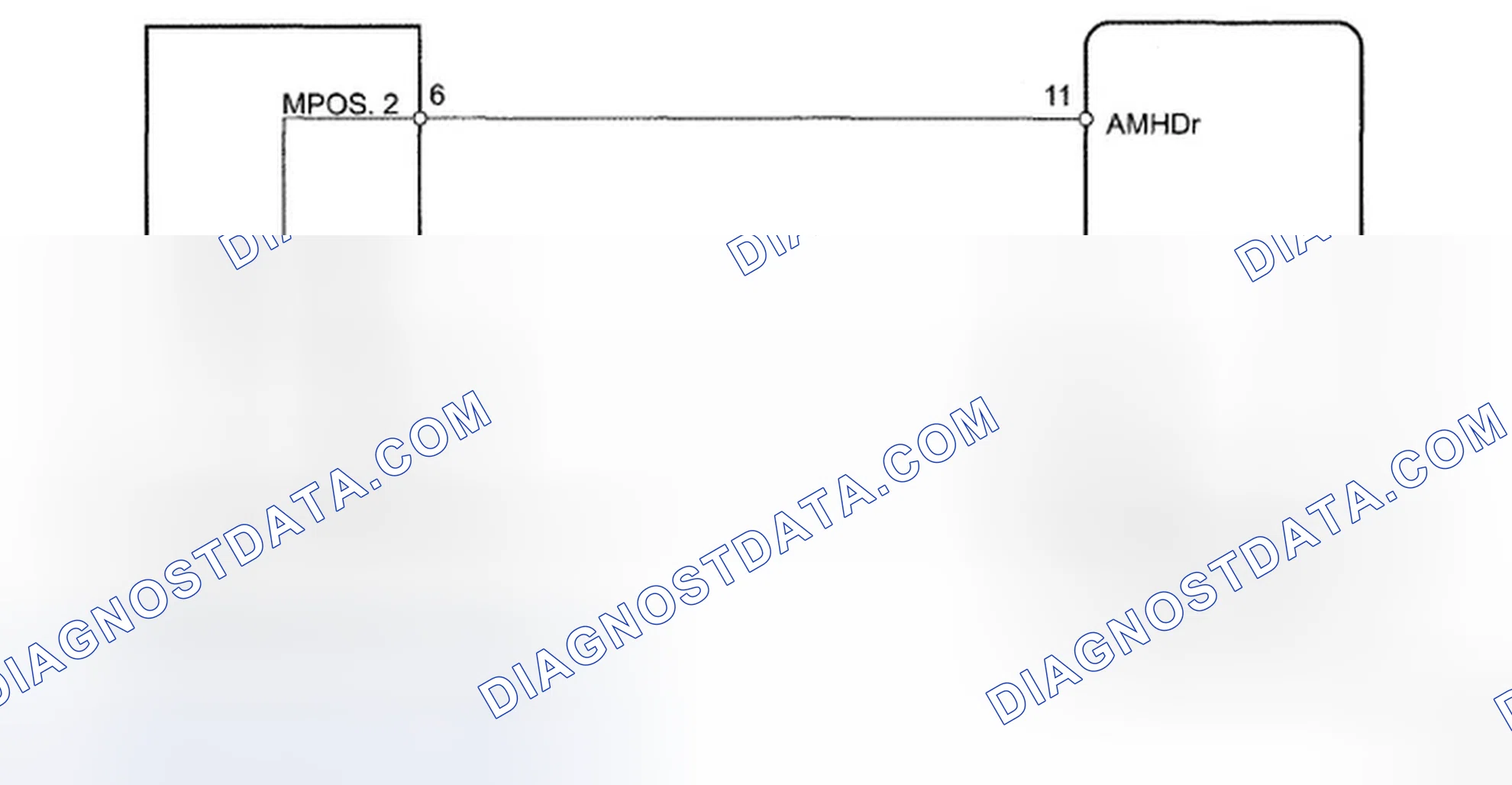Scheme 65: Air Mix Damper Control Servo Motor Circuit - Wiring Diagram