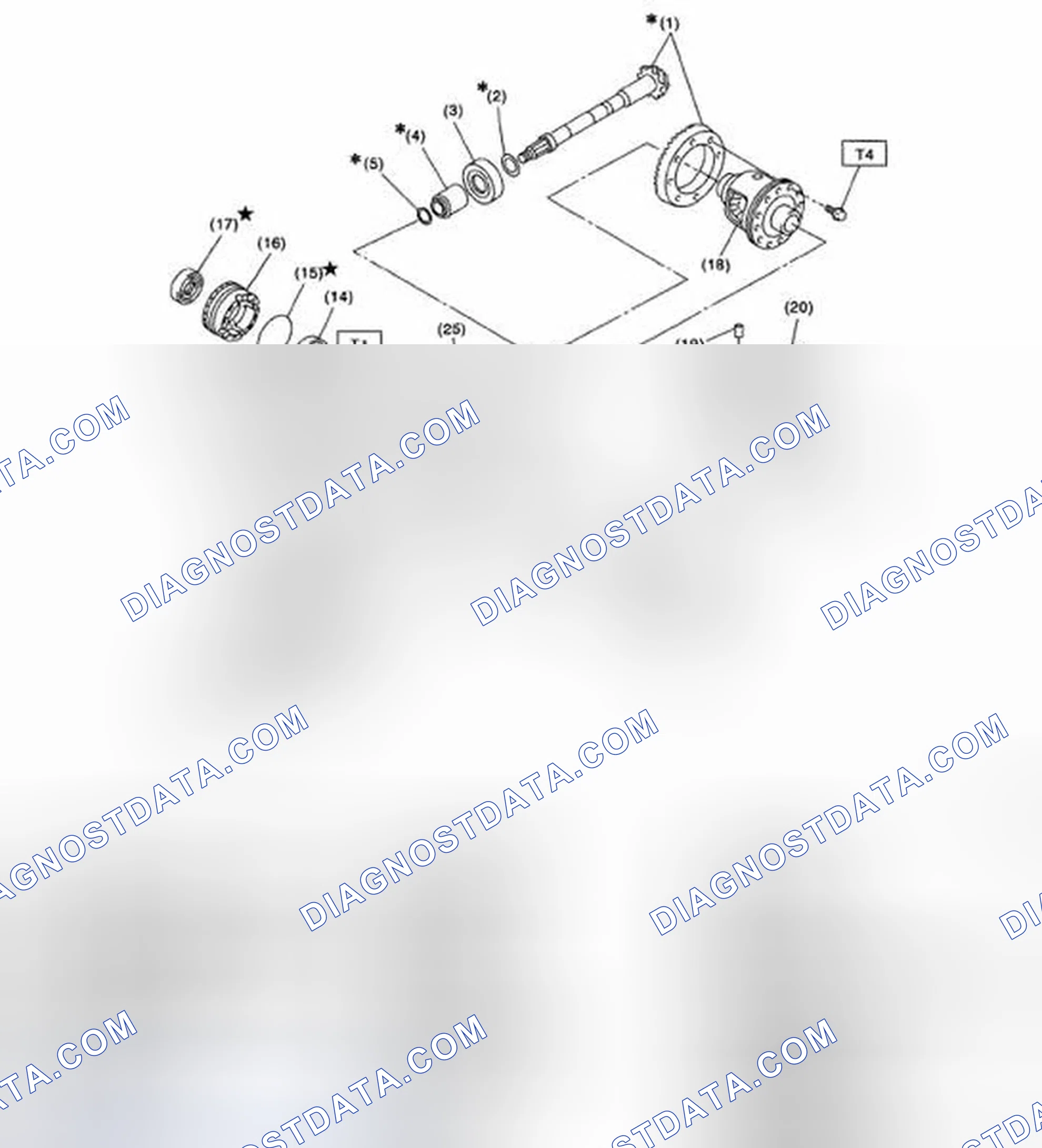 Scheme 47: REAR DIFFERENTIAL (VA2-TYPE)