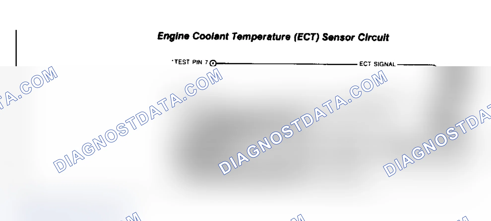Scheme 10: Engine Coolant Temperature (ECT) Sensor Circuit
