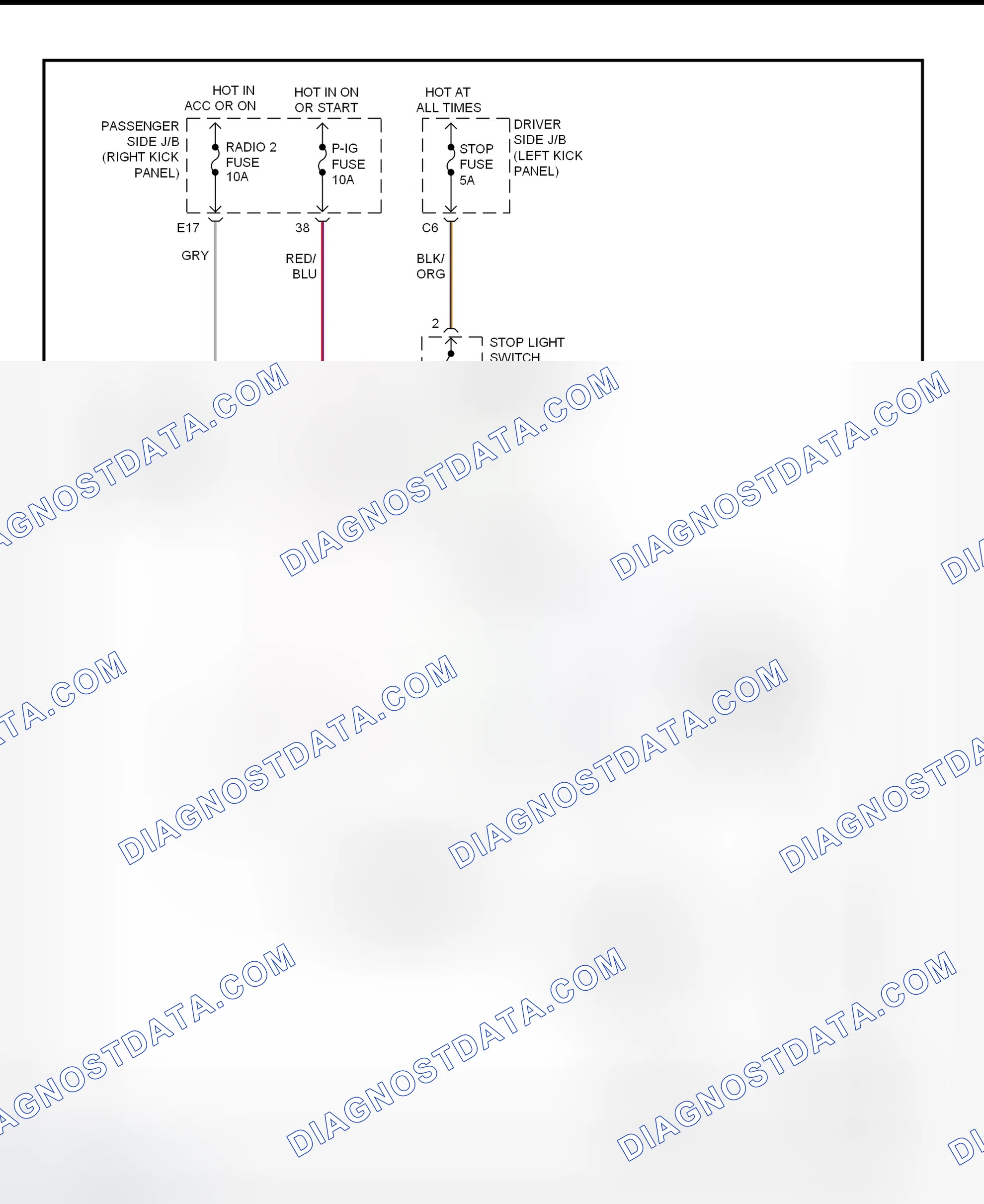 Scheme 317: Shift Interlock System Wiring Diagram (2002 - Lexus SC430)
