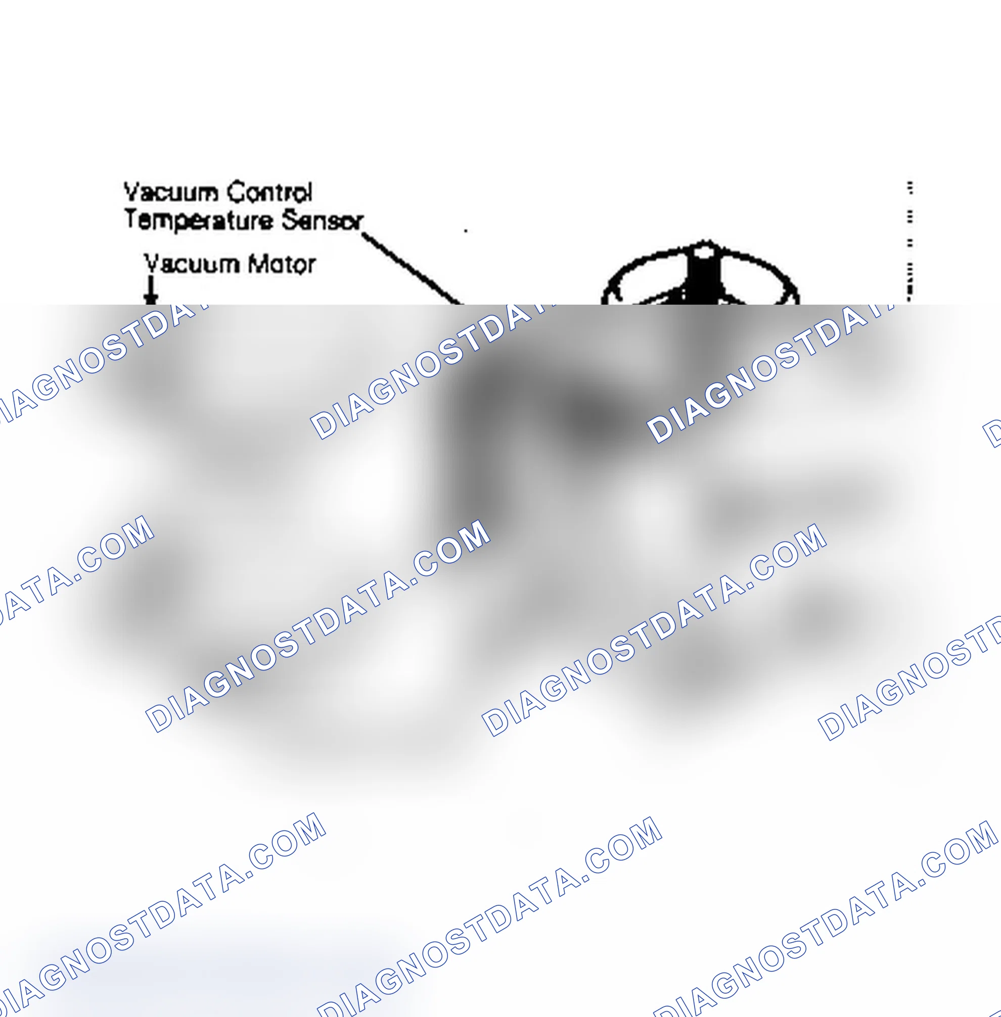 Scheme 74: Thermostatic Air Cleaner Assembly with Temperature Sensor & Vacuum Motor