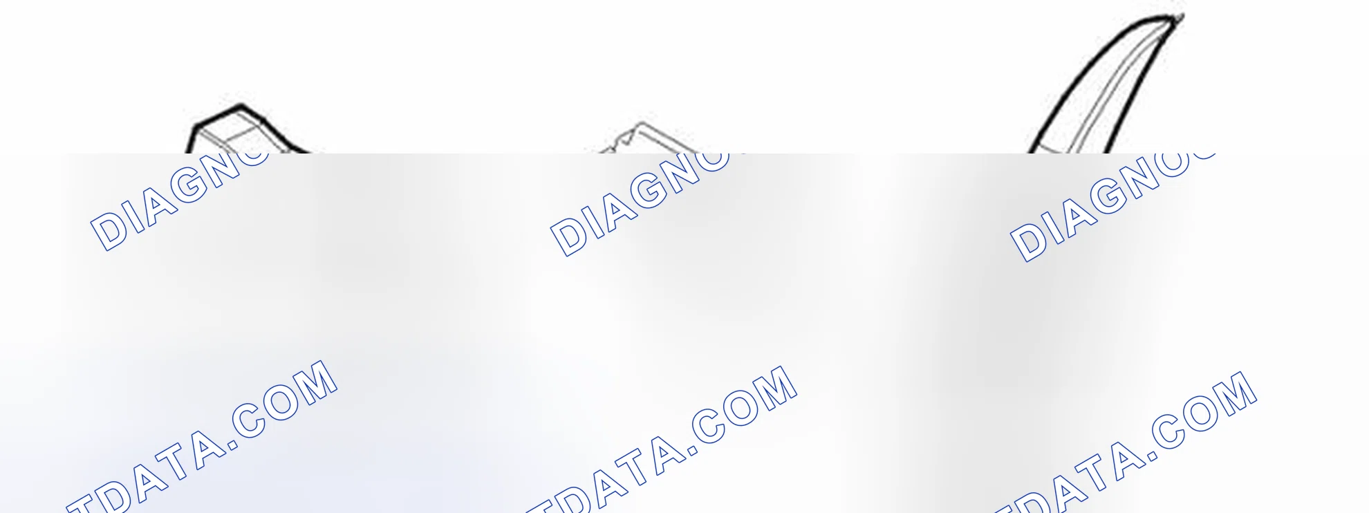 Scheme 556: Rear parking lamps/license plate lighting