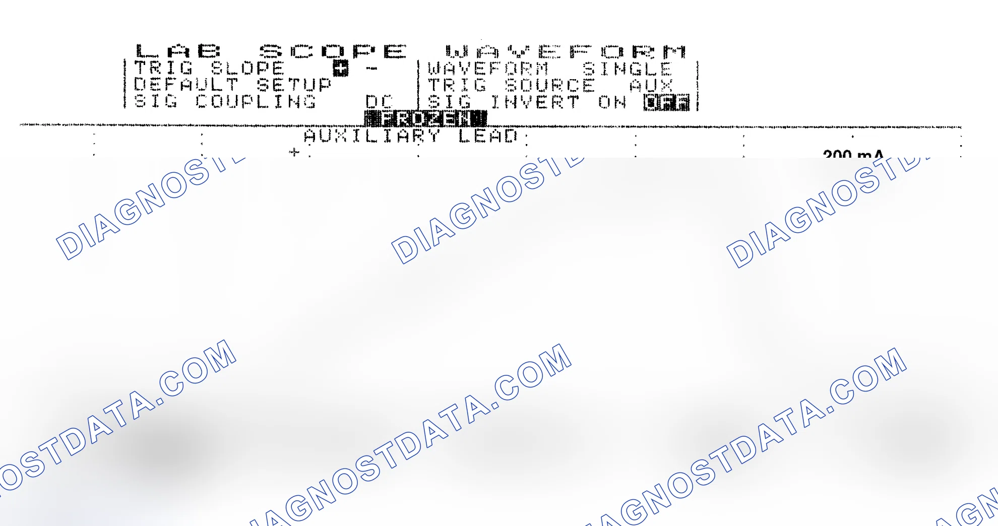 Scheme 13: Single Injector w/Normal Current Flow - Current Pattern