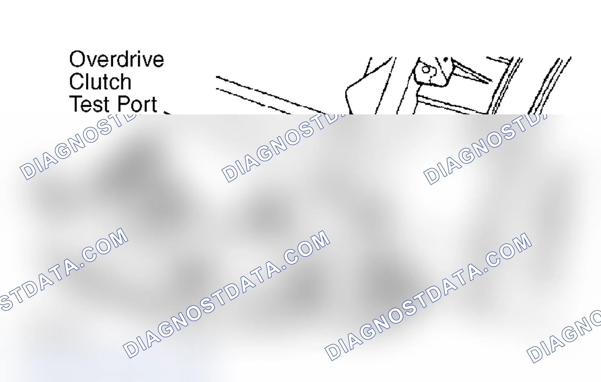 Scheme 86: Identifying Overdrive Clutch Test Port