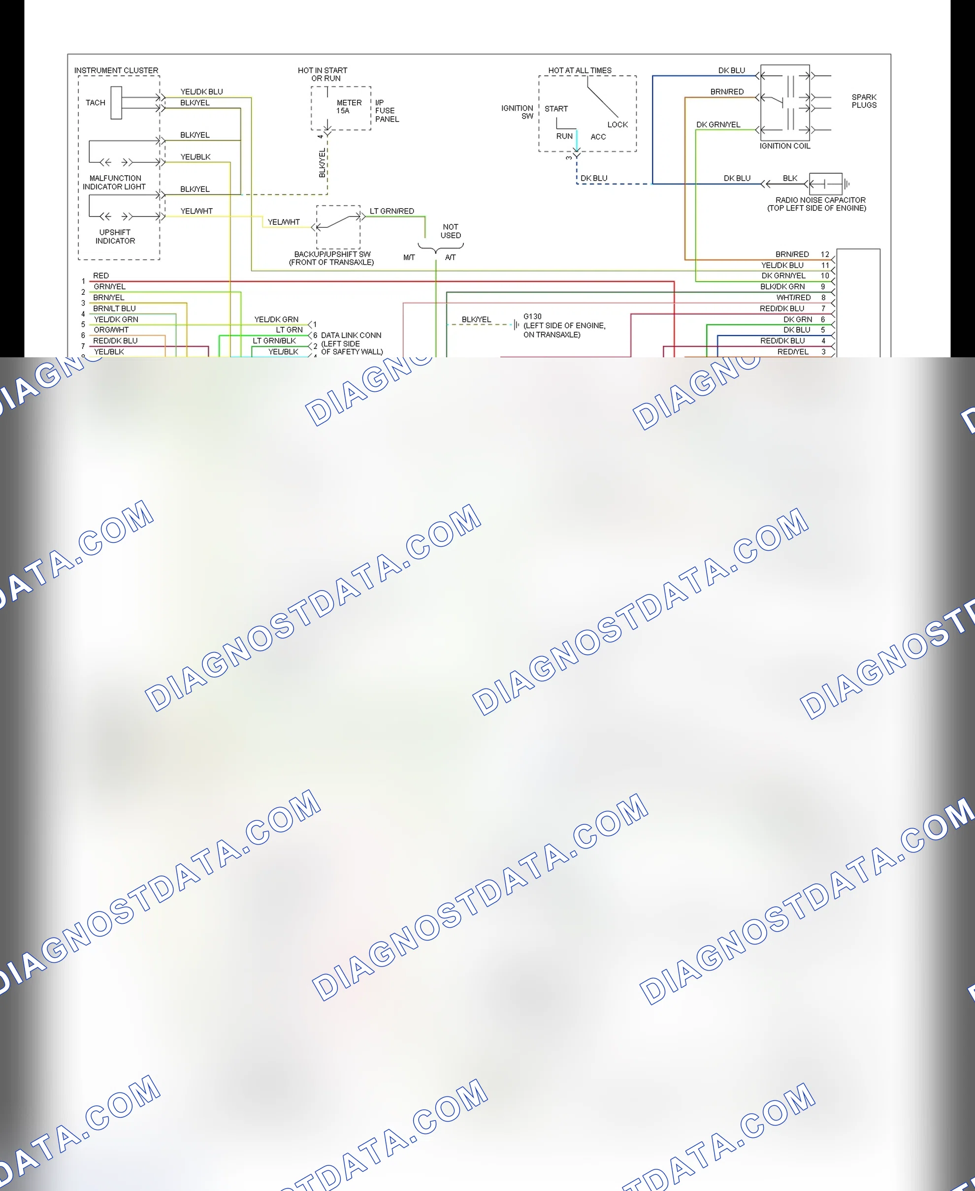 Scheme 26: EEC-IV Wiring Diagram (Escort 1.9L & Tracer 1.9L - 2 Of 2)