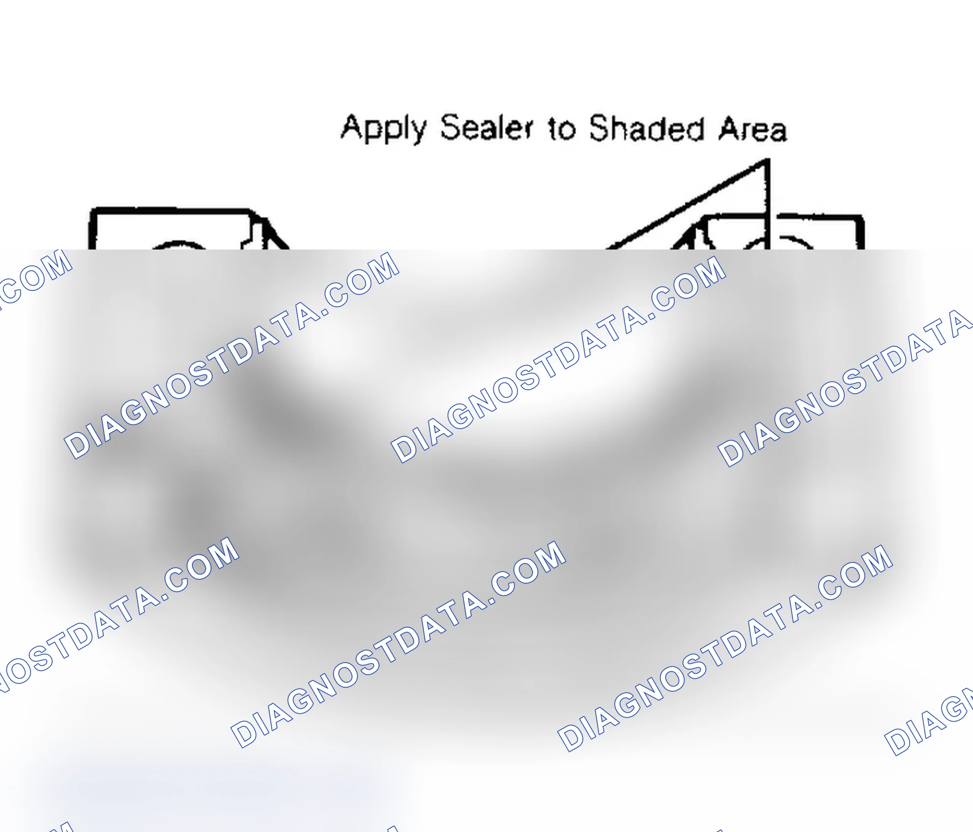 Scheme 41: Applying Sealer to Rear Main Bearing Cap