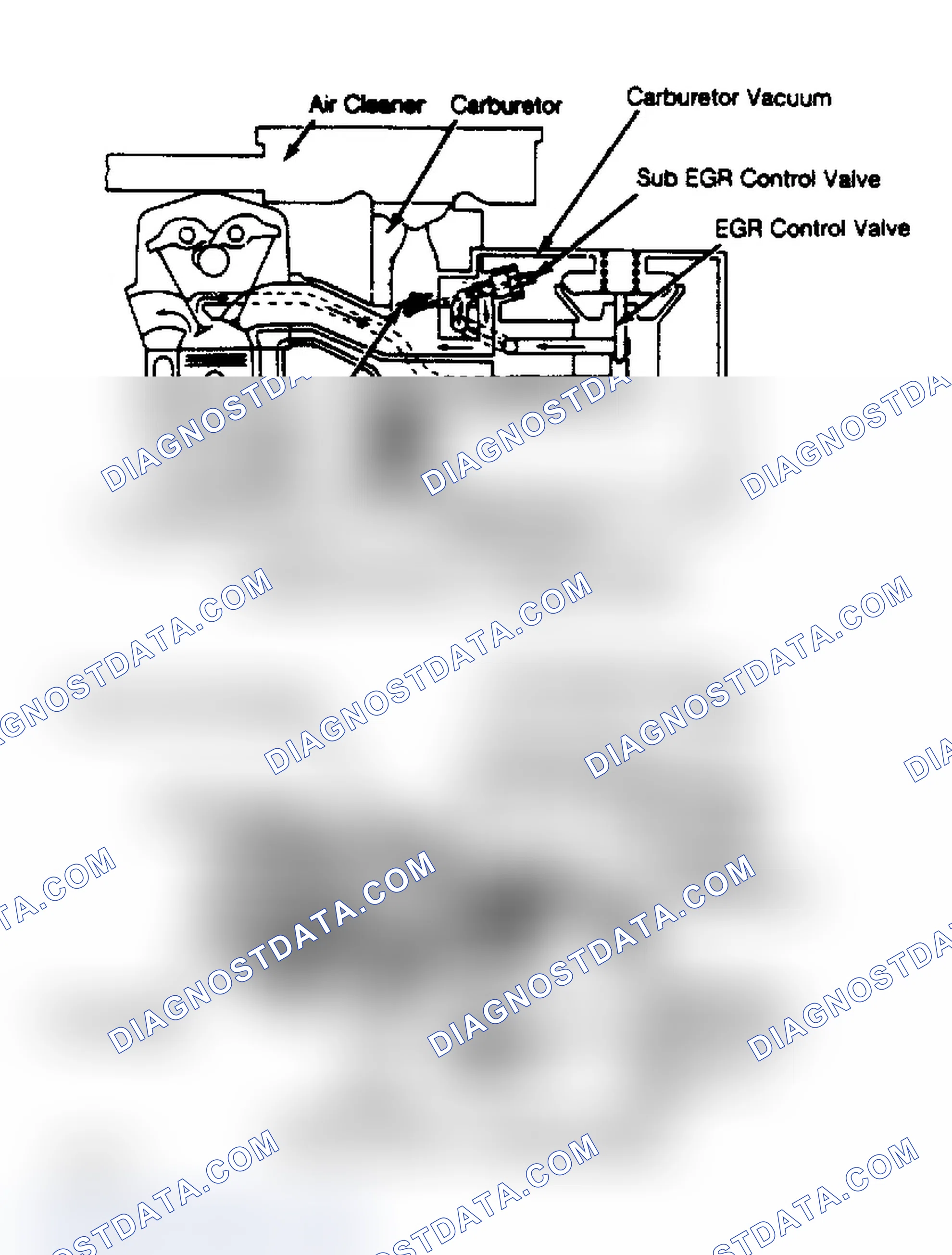 Fig. 1: EGR System (Colt, Colt Vista, Mirage, Cordia & Tredia)