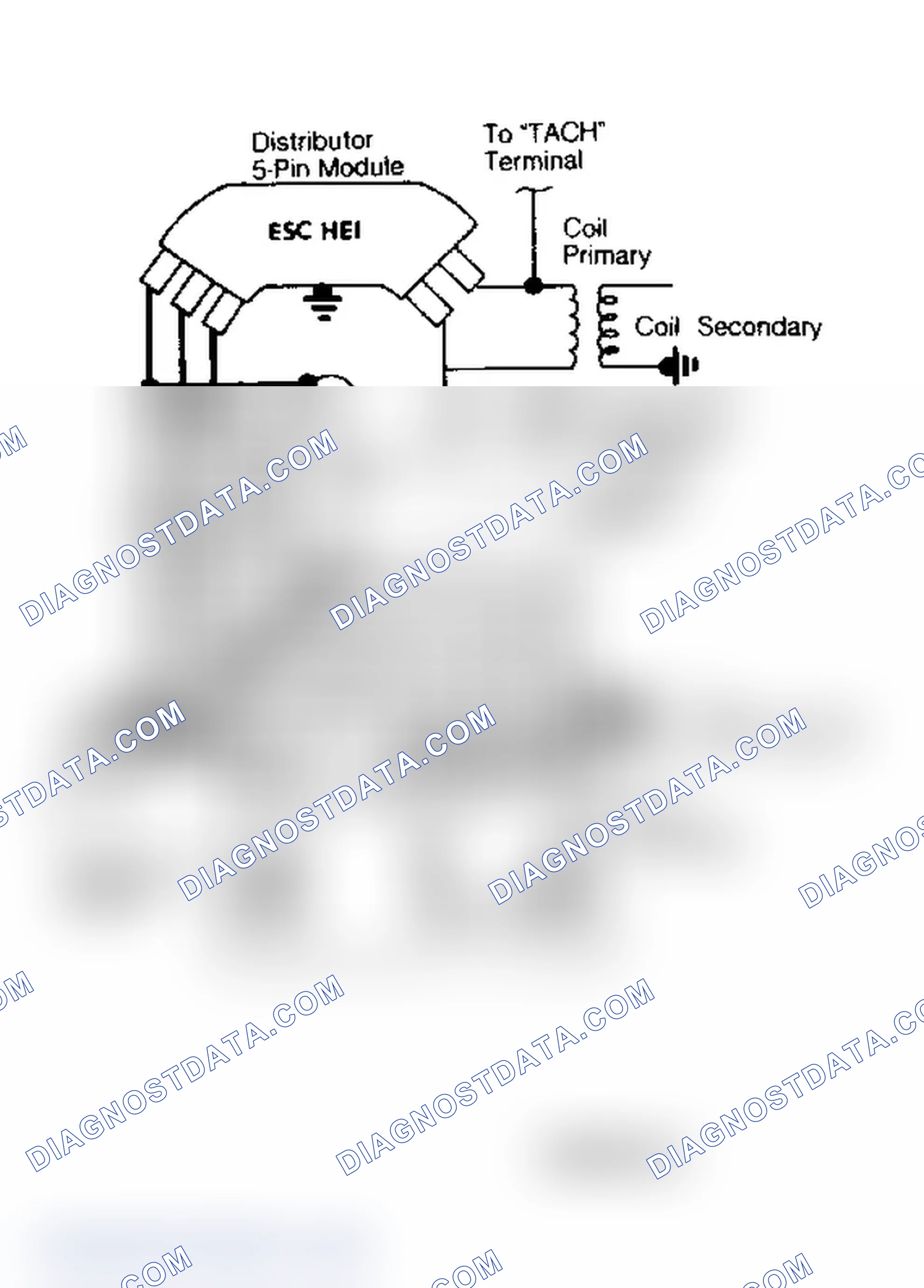 Scheme 10: Electronic Spark Control (ESC) HEI System Schematic