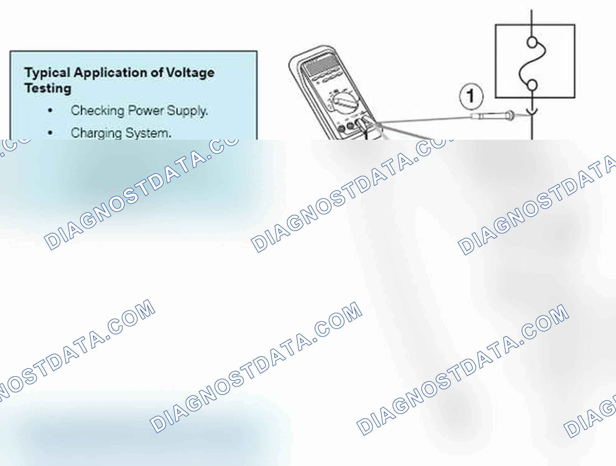 Scheme 287: DVOM will indicate supply or available voltage at that point.