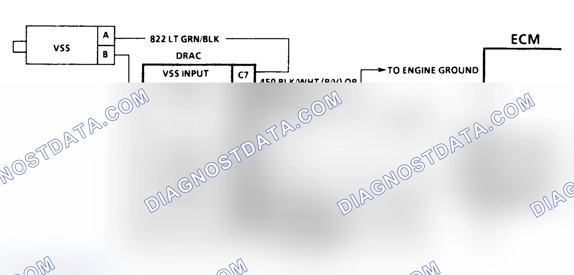 Scheme 87: Code 24 Schematic (Astro, Safari & G, P, R & V W/O 4L80-E Transmission) Vehicle Speed Sensor
