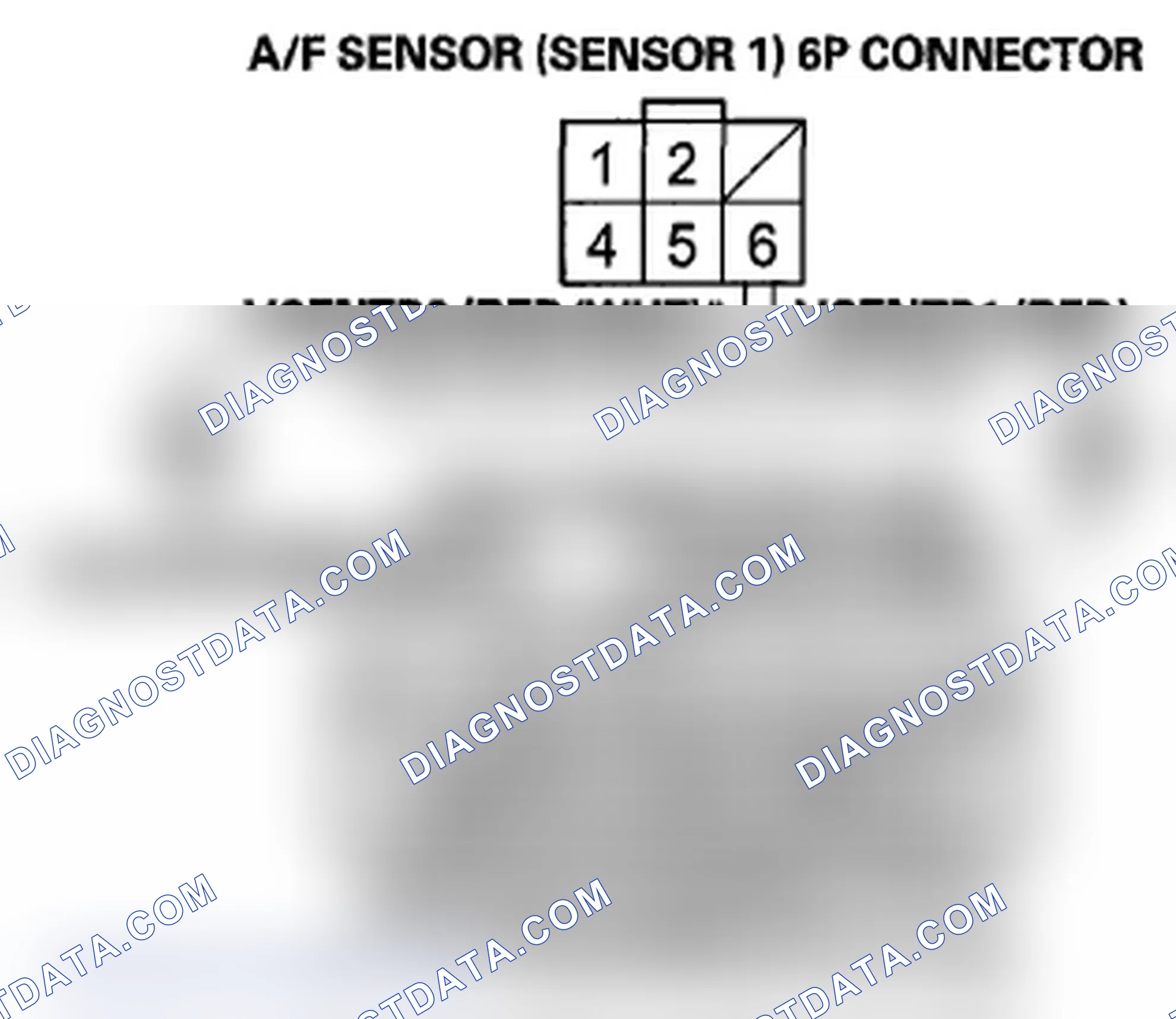 Scheme 196: DTC P2243: Rear A/F Sensor (Bank 1, Sensor 1) VCENT Circuit High Voltage; DTC P2247: Front A/F Senso