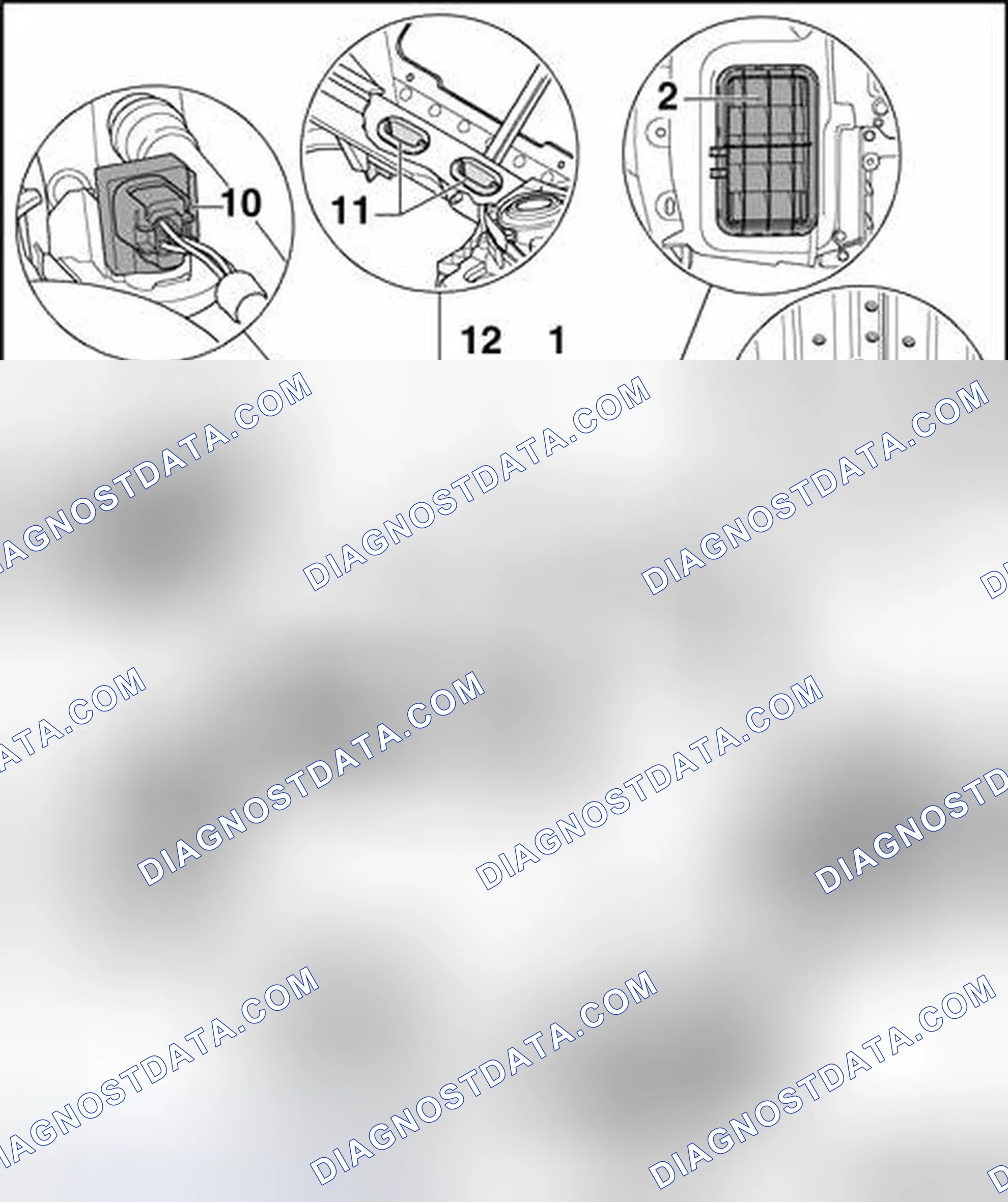 Scheme 35: Components not located in passenger compartment